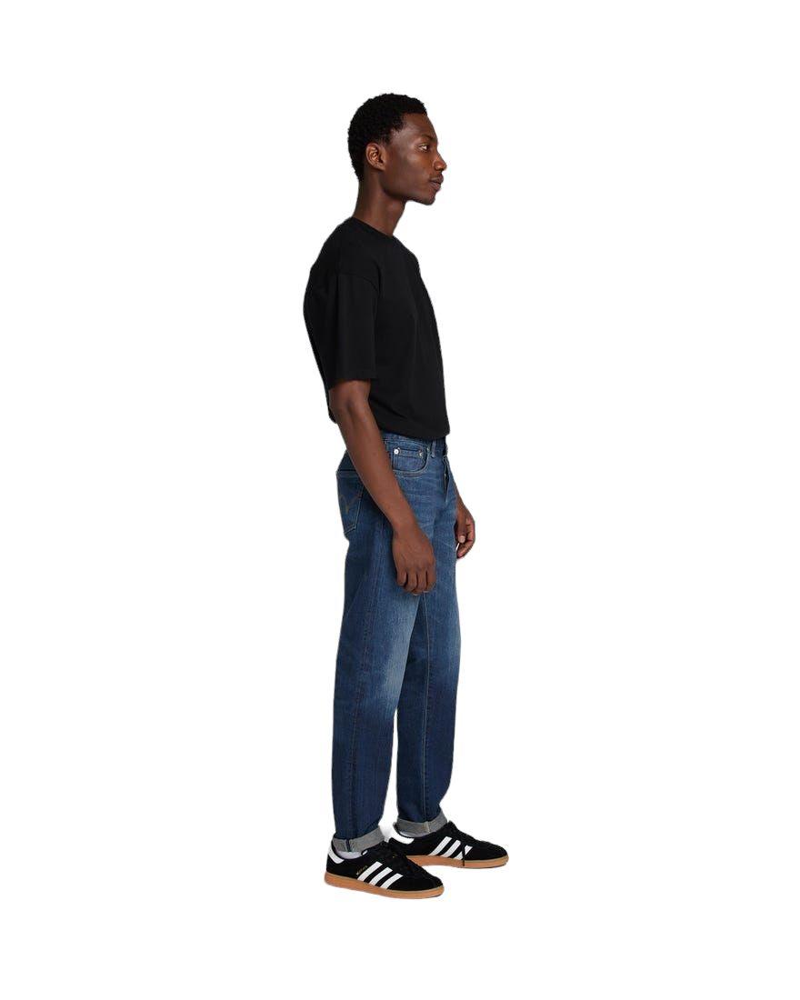 Edwin | Pantaloni Regular Tapered Uomo Blue/Mid Dark Wash - Fabbrica Ski Sises