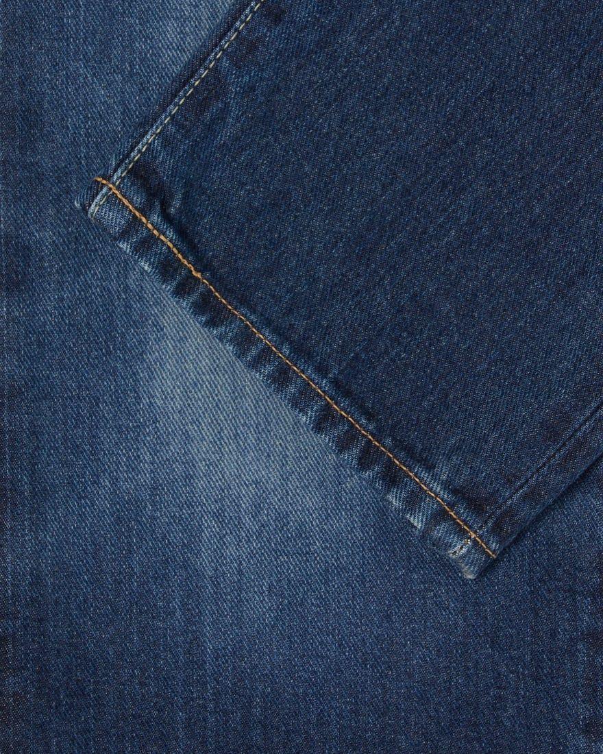 Edwin | Pantaloni Regular Tapered Uomo Blue/Mid Dark Wash - Fabbrica Ski Sises