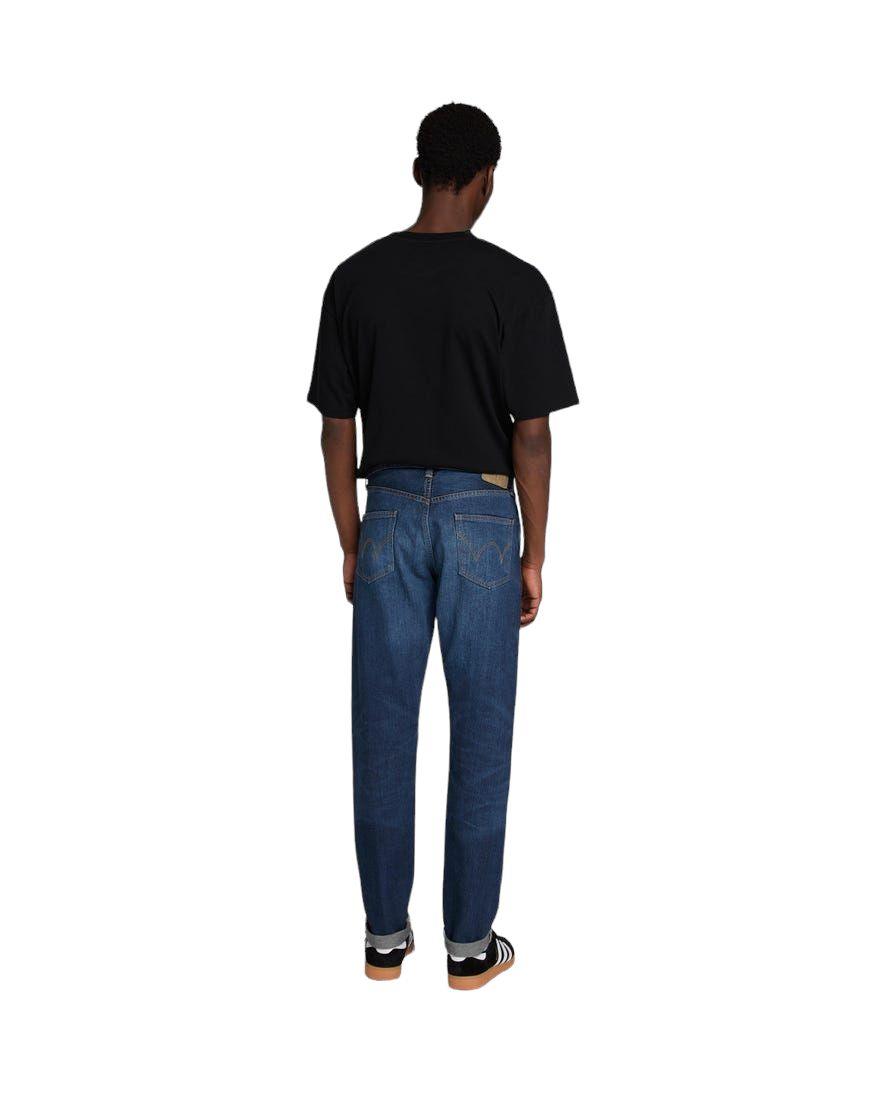 Edwin | Pantaloni Regular Tapered Uomo Blue/Mid Dark Wash - Fabbrica Ski Sises