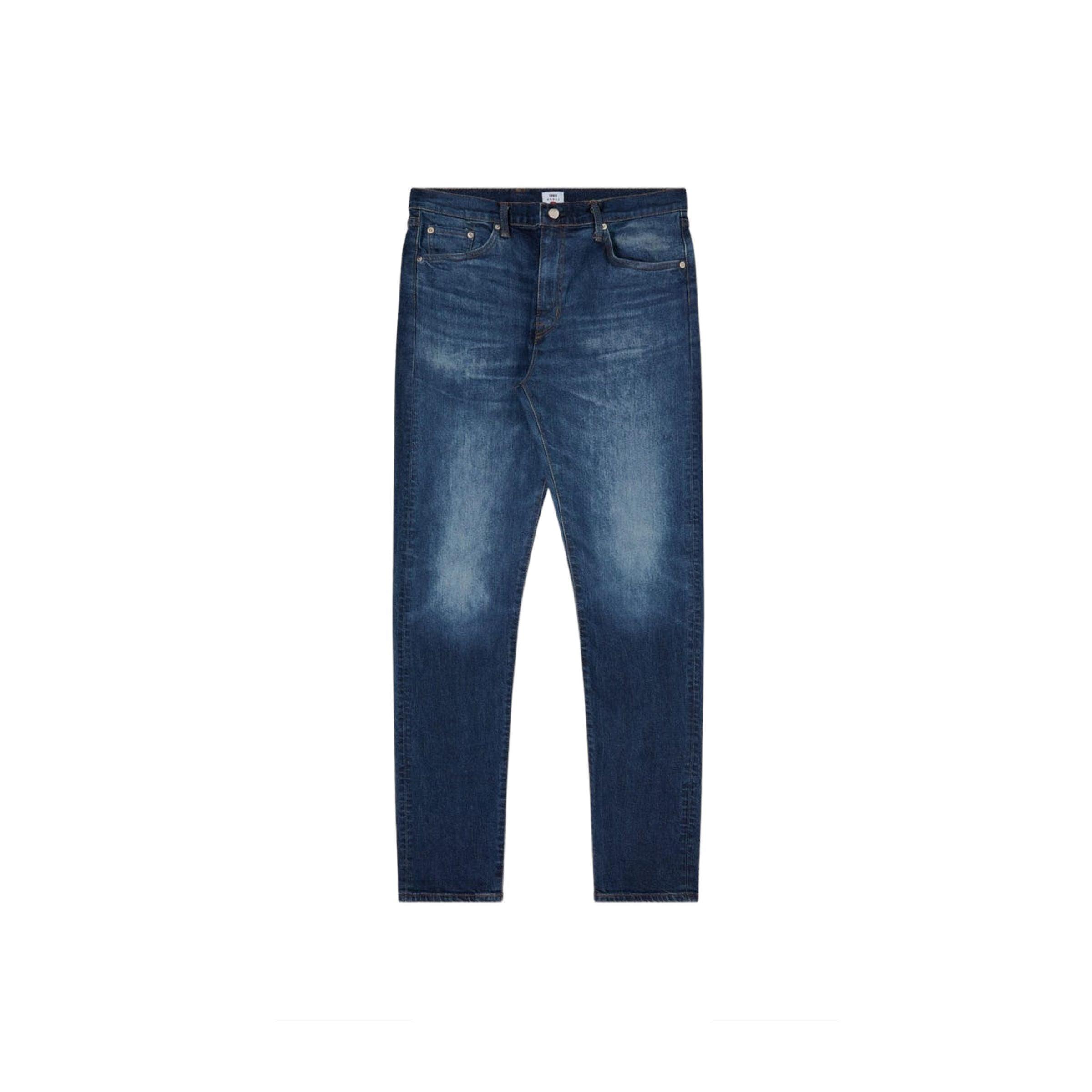 Edwin | Pantaloni Slim Tapered Uomo Blue/Mid Dark Used - Fabbrica Ski Sises