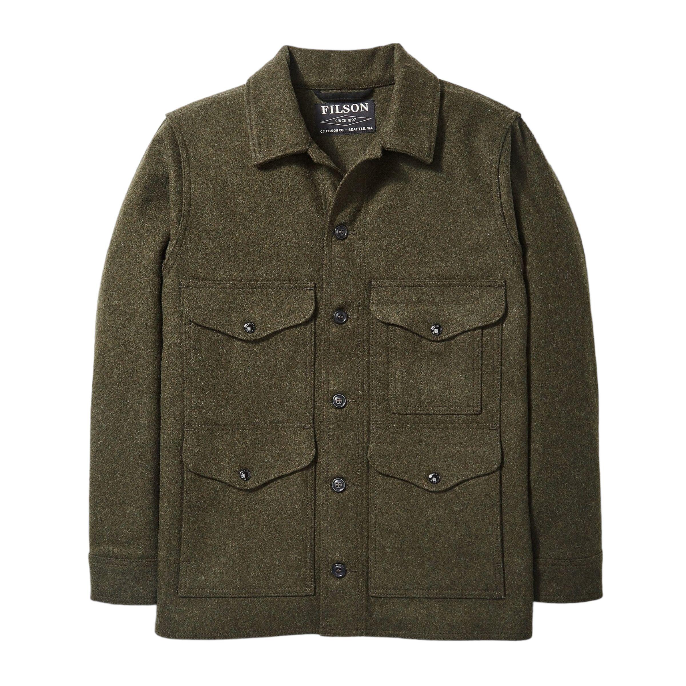 Filson | Giacca Mackinaw Cruiser Uomo Forest Green - Fabbrica Ski Sises