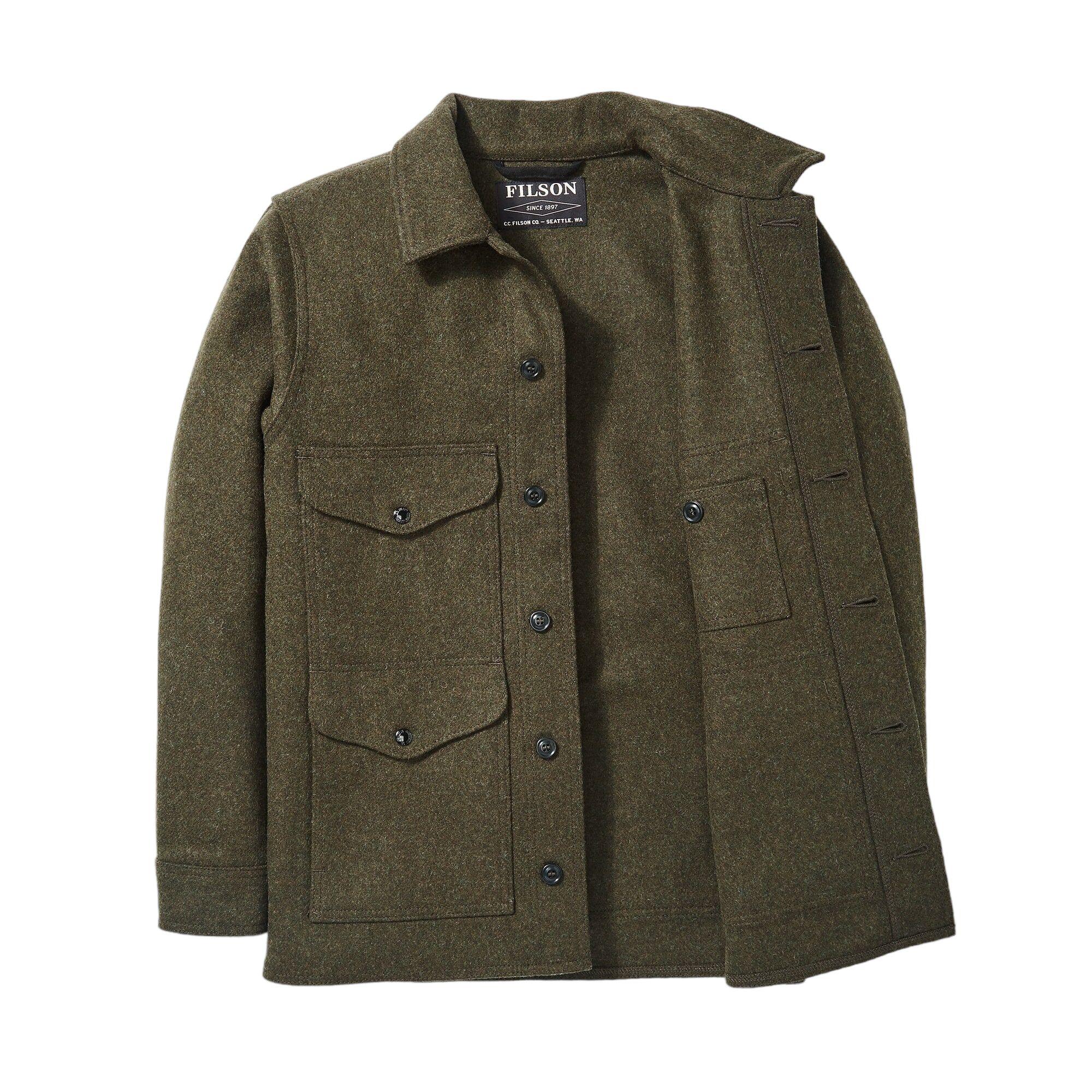 Filson | Giacca Mackinaw Cruiser Uomo Forest Green - Fabbrica Ski Sises