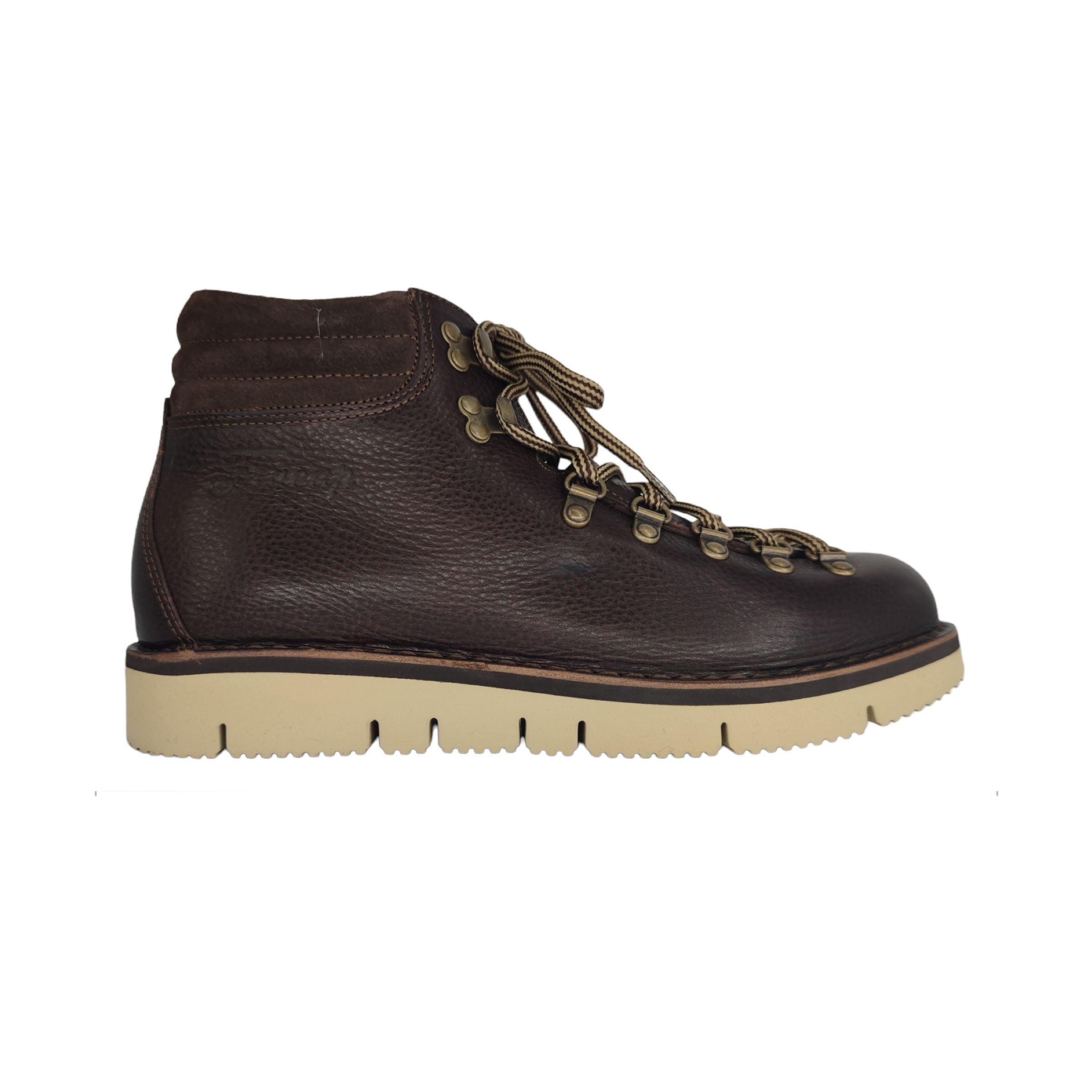 Fracap | Scarpe M127 Nebraska Uomo Moro/Coffee/Beige - Fabbrica Ski Sises