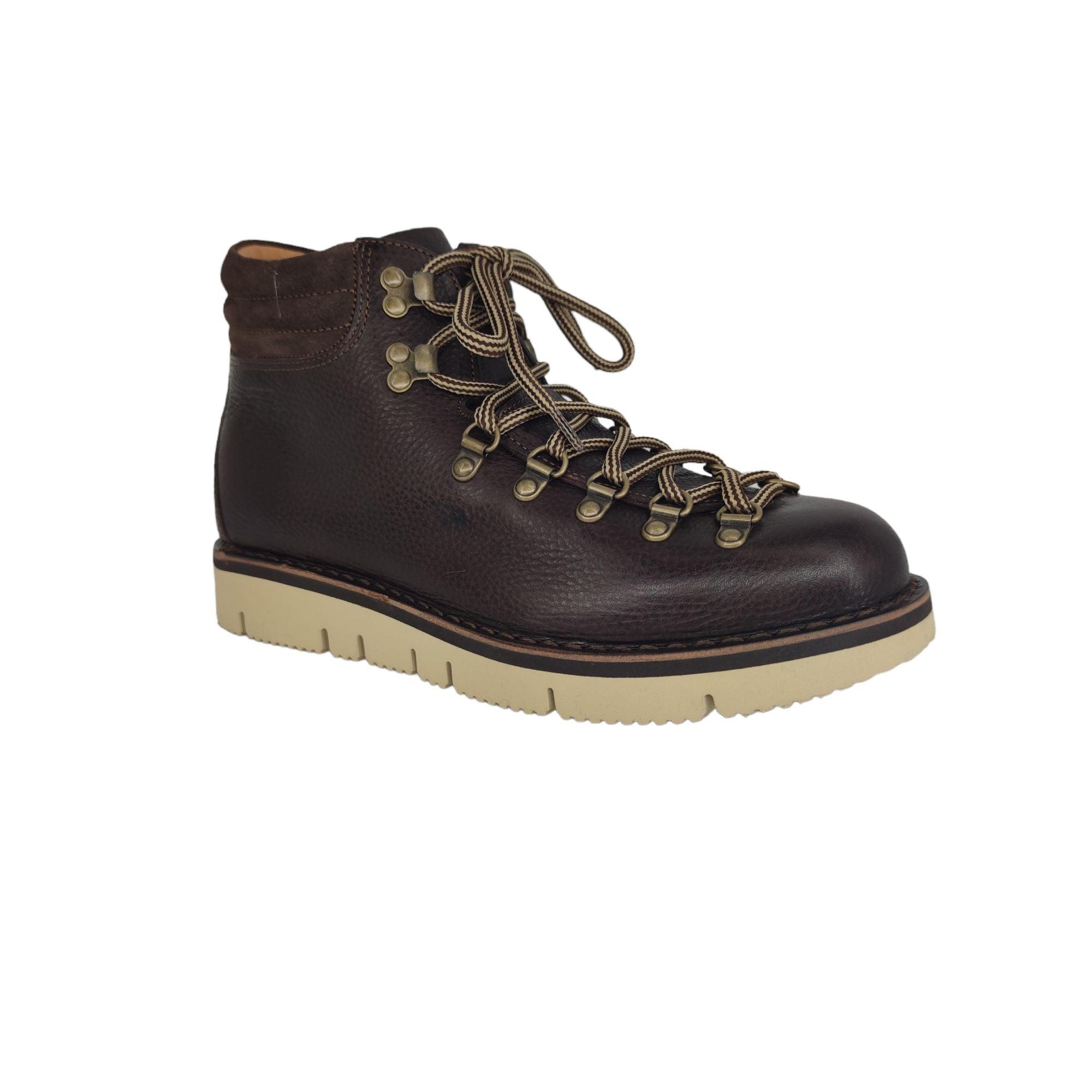 Fracap | Scarpe M127 Nebraska Uomo Moro/Coffee/Beige - Fabbrica Ski Sises