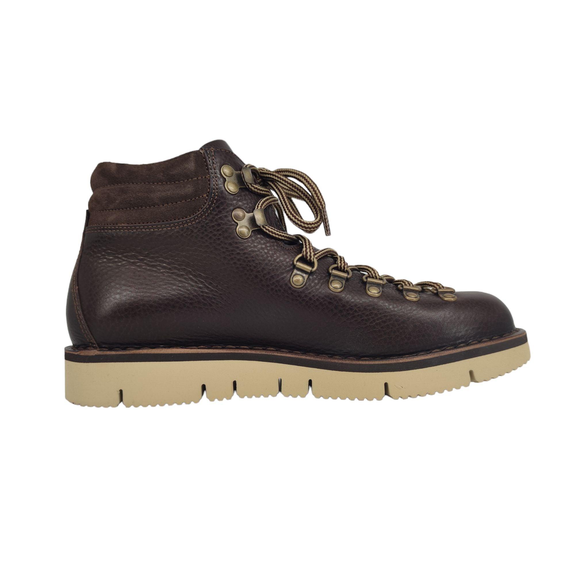 Fracap | Scarpe M127 Nebraska Uomo Moro/Coffee/Beige - Fabbrica Ski Sises