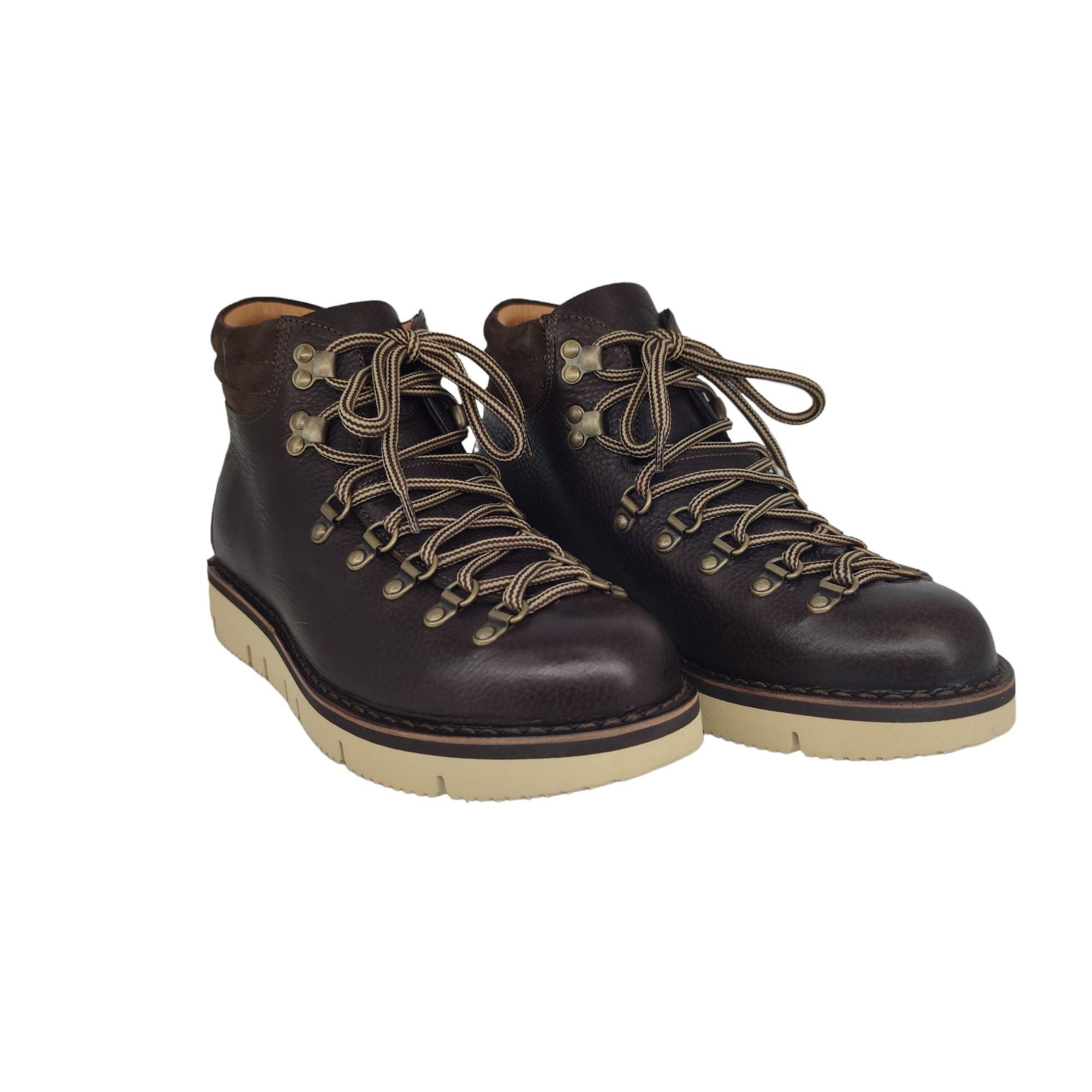 Fracap | Scarpe M127 Nebraska Uomo Moro/Coffee/Beige - Fabbrica Ski Sises