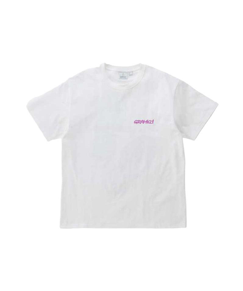 Gramicci | T-shirt Footprints Uomo White - Fabbrica Ski Sises