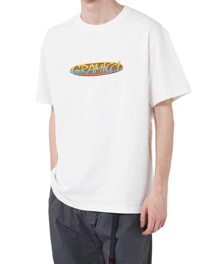 Gramicci | T-shirt Oval Uomo White - Fabbrica Ski Sises