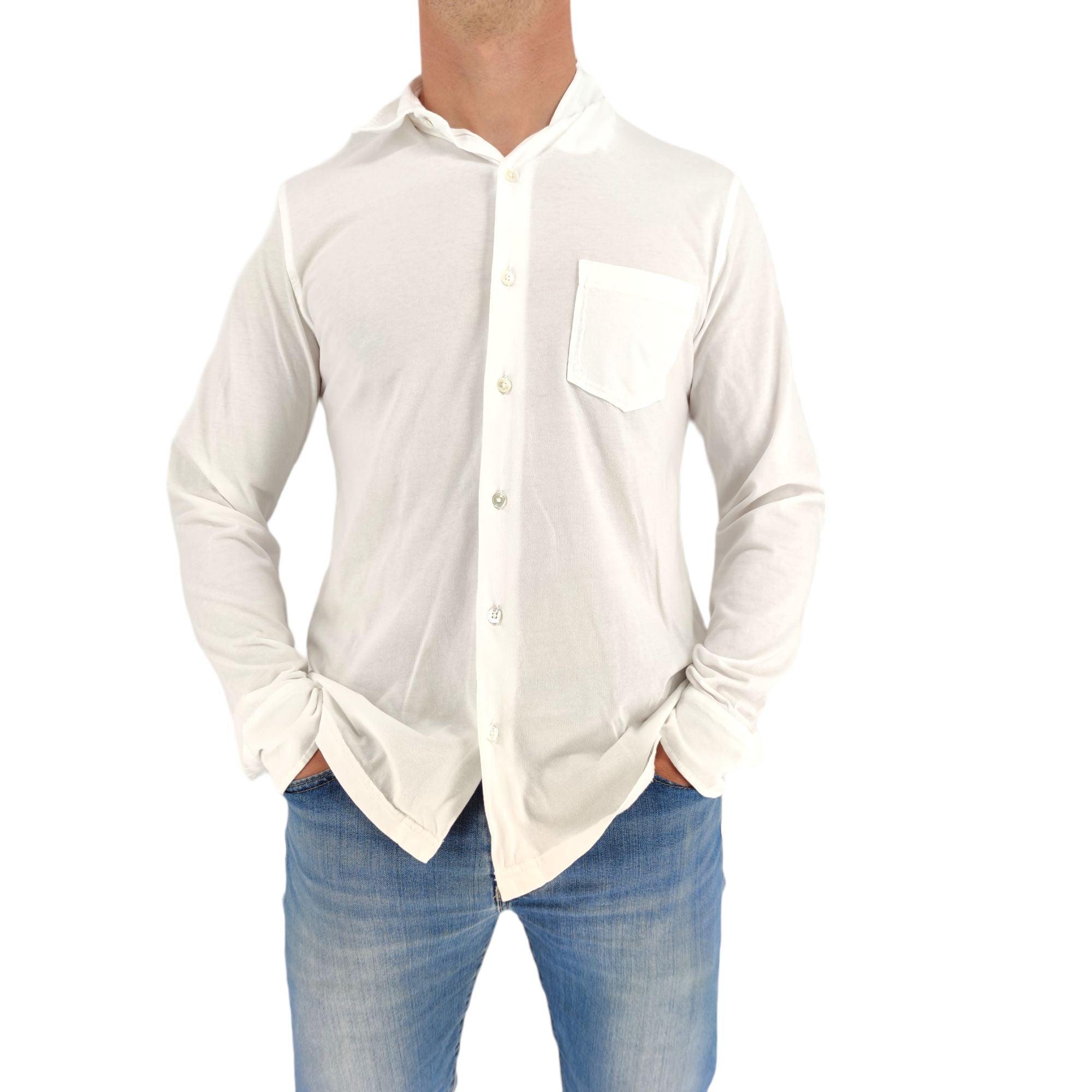 Hartford | Camicia Jersey Uomo White - Fabbrica Ski Sises