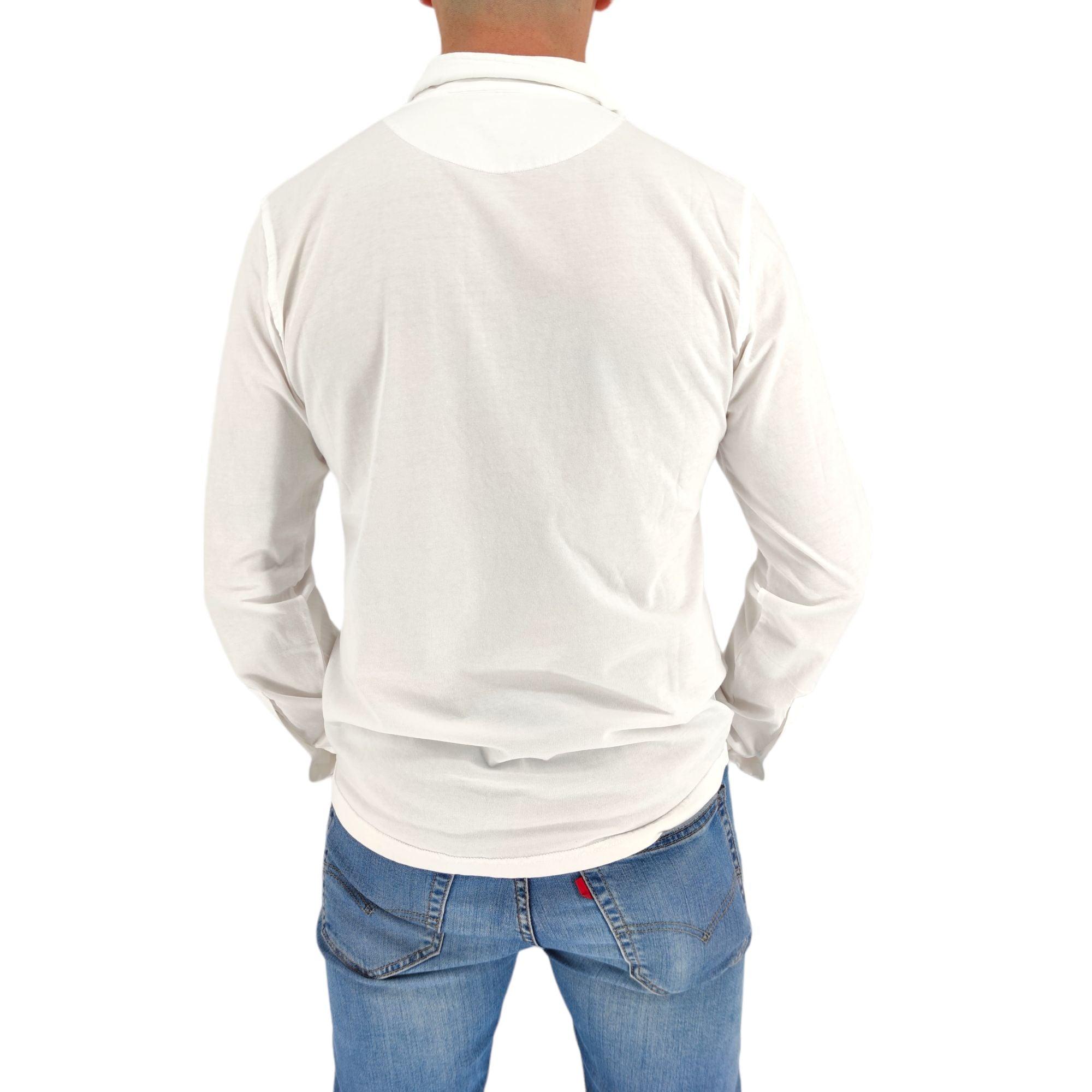 Hartford | Camicia Jersey Uomo White - Fabbrica Ski Sises