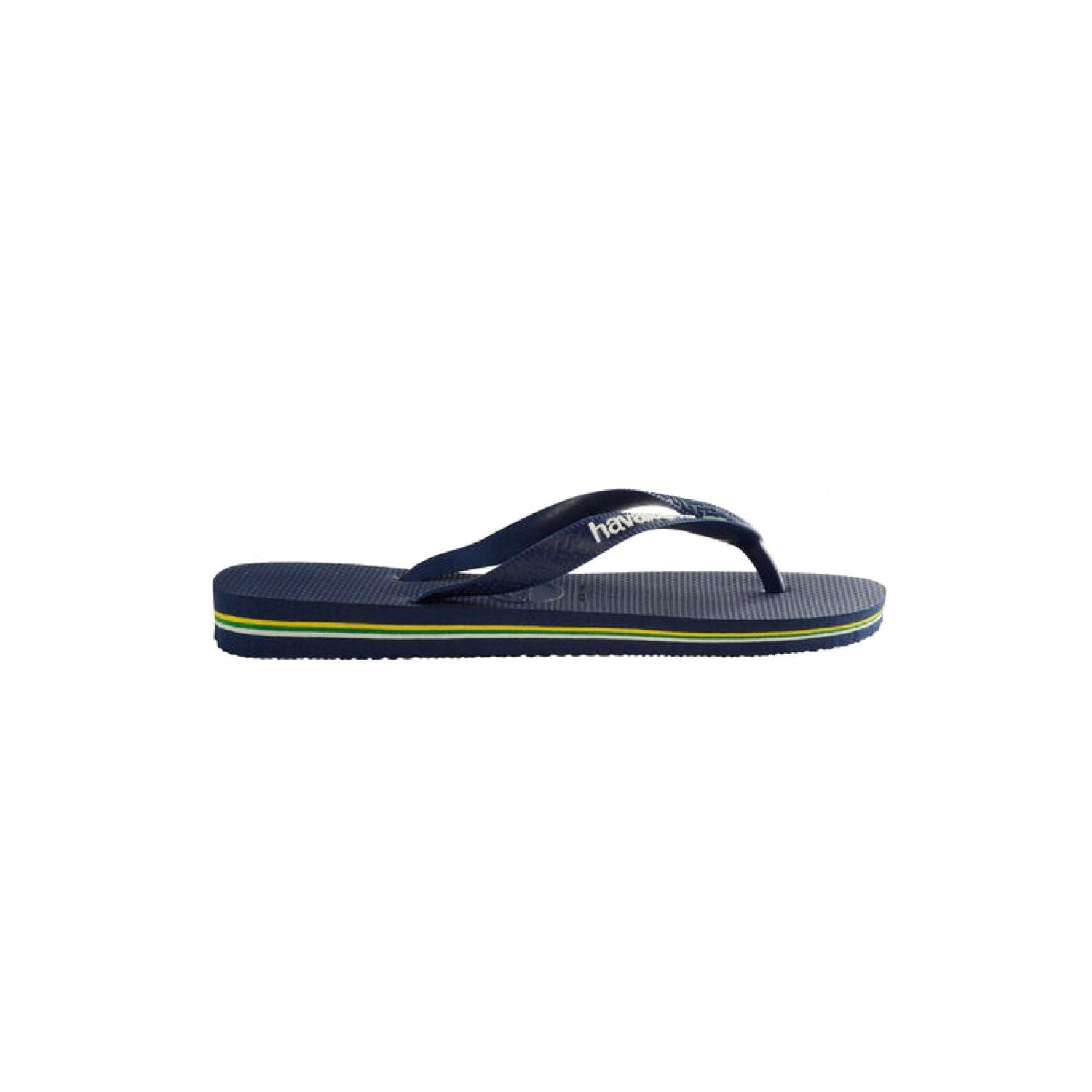 Havaianas | Infradito Brasil Logo Blue Navy - Fabbrica Ski Sises