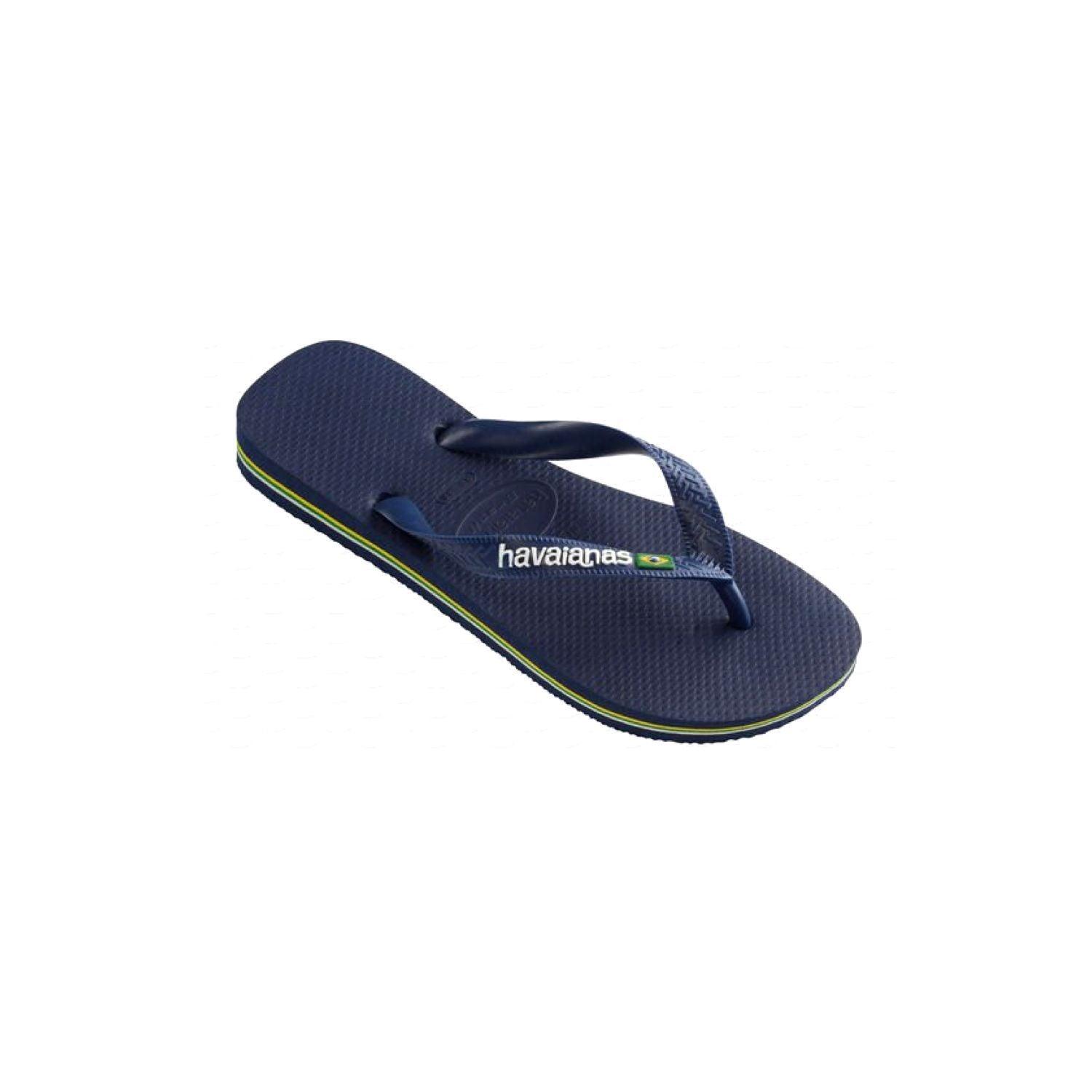 Havaianas | Infradito Brasil Logo Blue Navy - Fabbrica Ski Sises