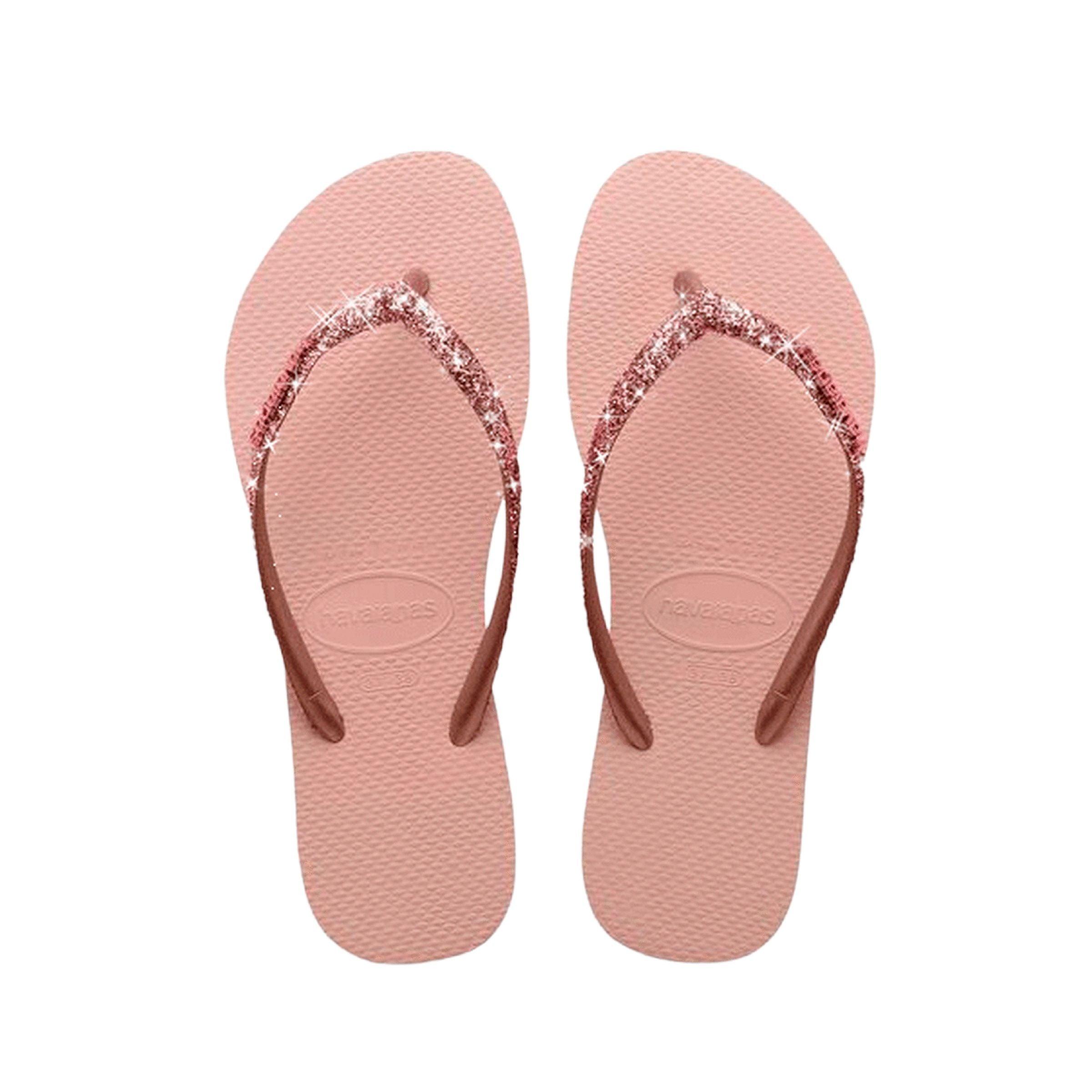 Havaianas | Infradito Slim Glitter II Donna Ballet Rose - Fabbrica Ski Sises