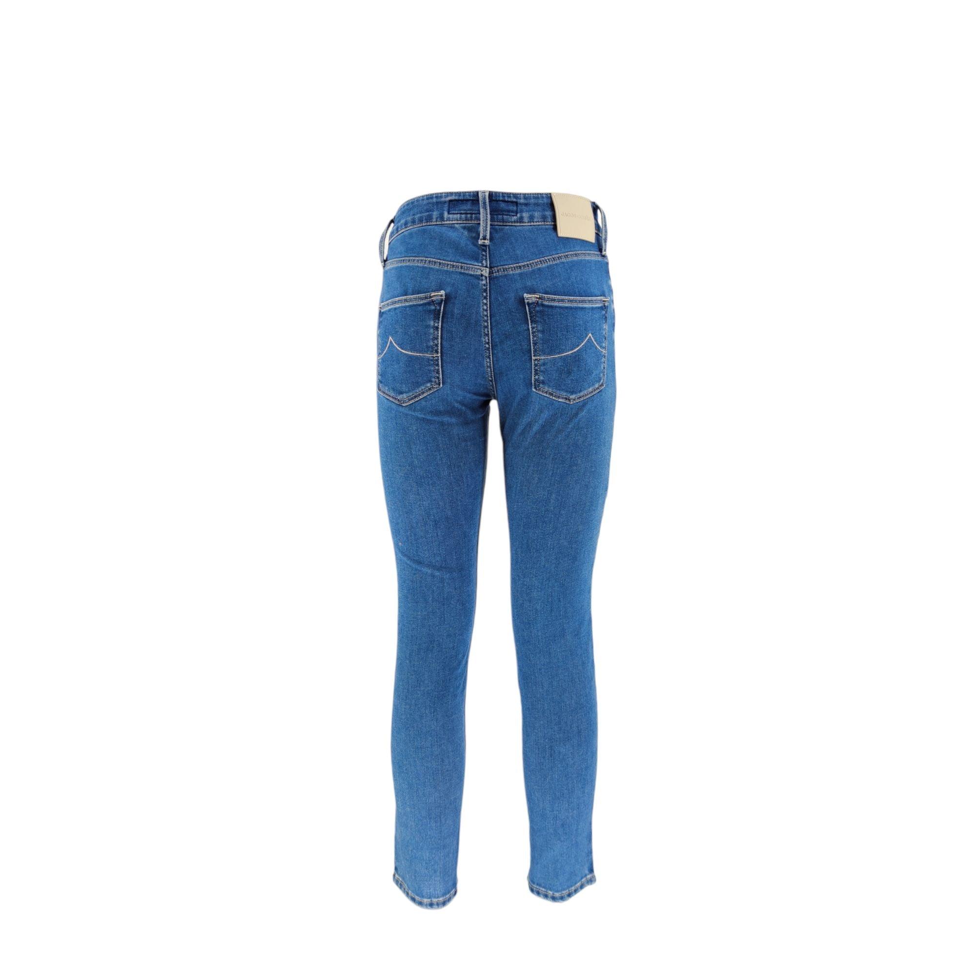 Jacob Cohen | Pantaloni Kimberly Donna Blue Denim - Fabbrica Ski Sises