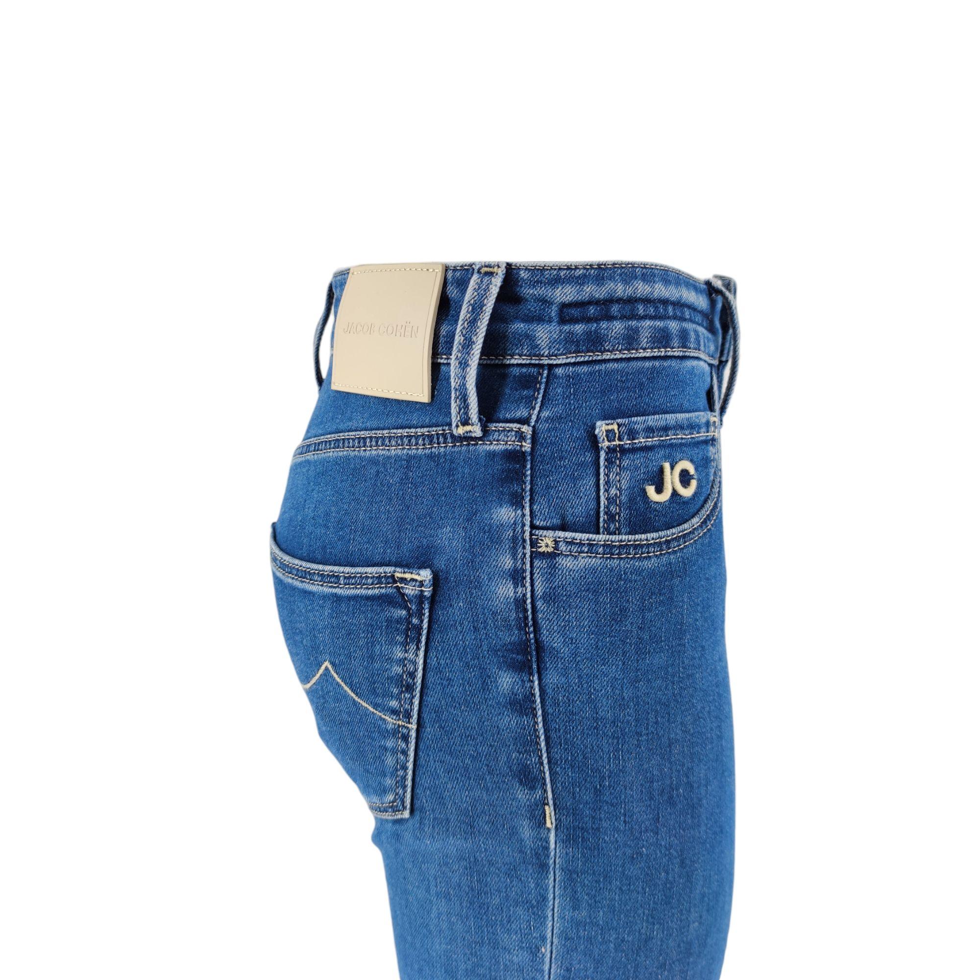 Jacob Cohen | Pantaloni Kimberly Donna Blue Denim - Fabbrica Ski Sises