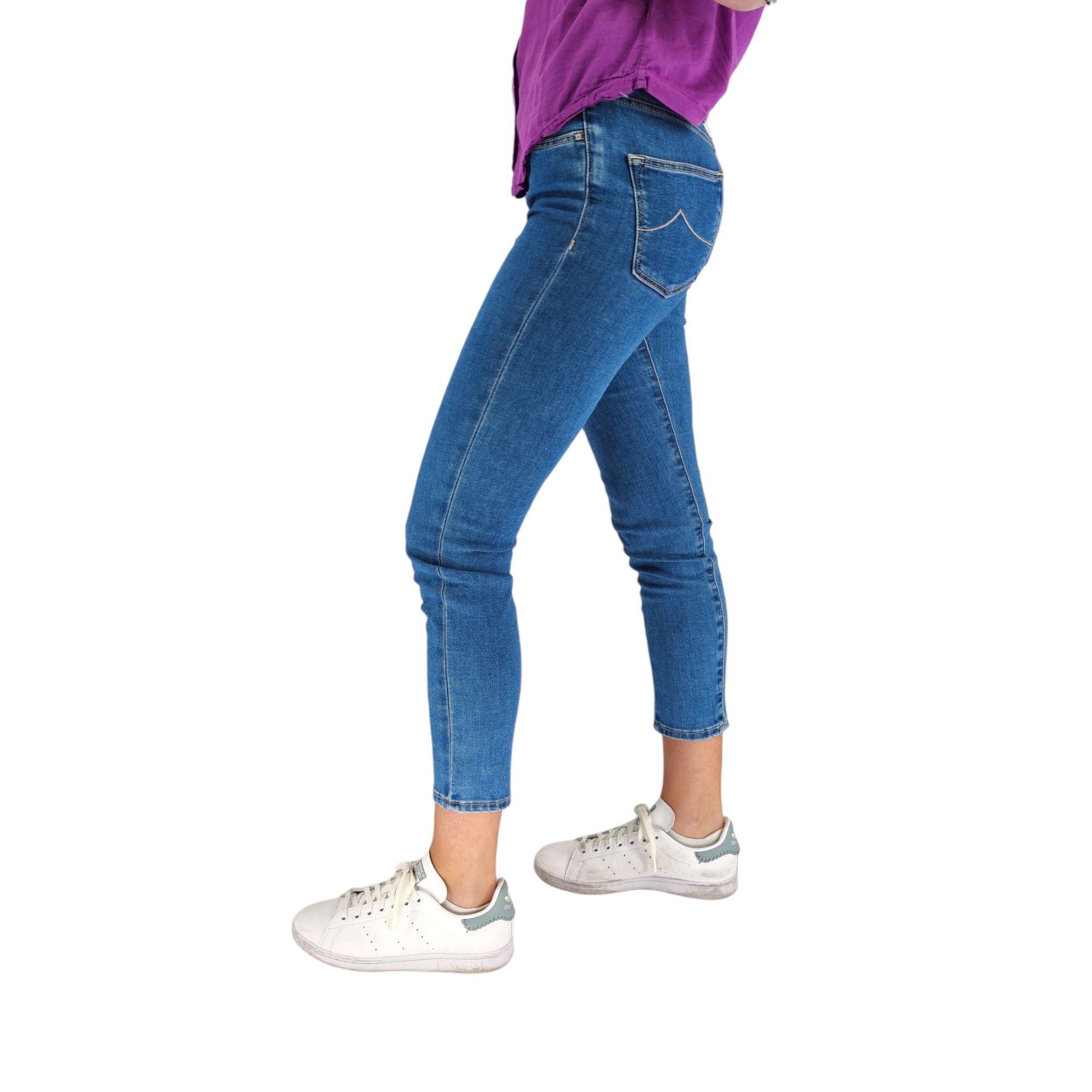 Jacob Cohen | Pantaloni Kimberly Donna Blue Denim - Fabbrica Ski Sises