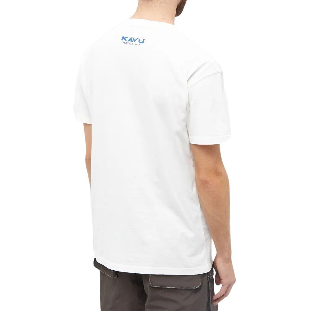 Kavu | T-shirt Sticker Square Uomo Natural - Fabbrica Ski Sises