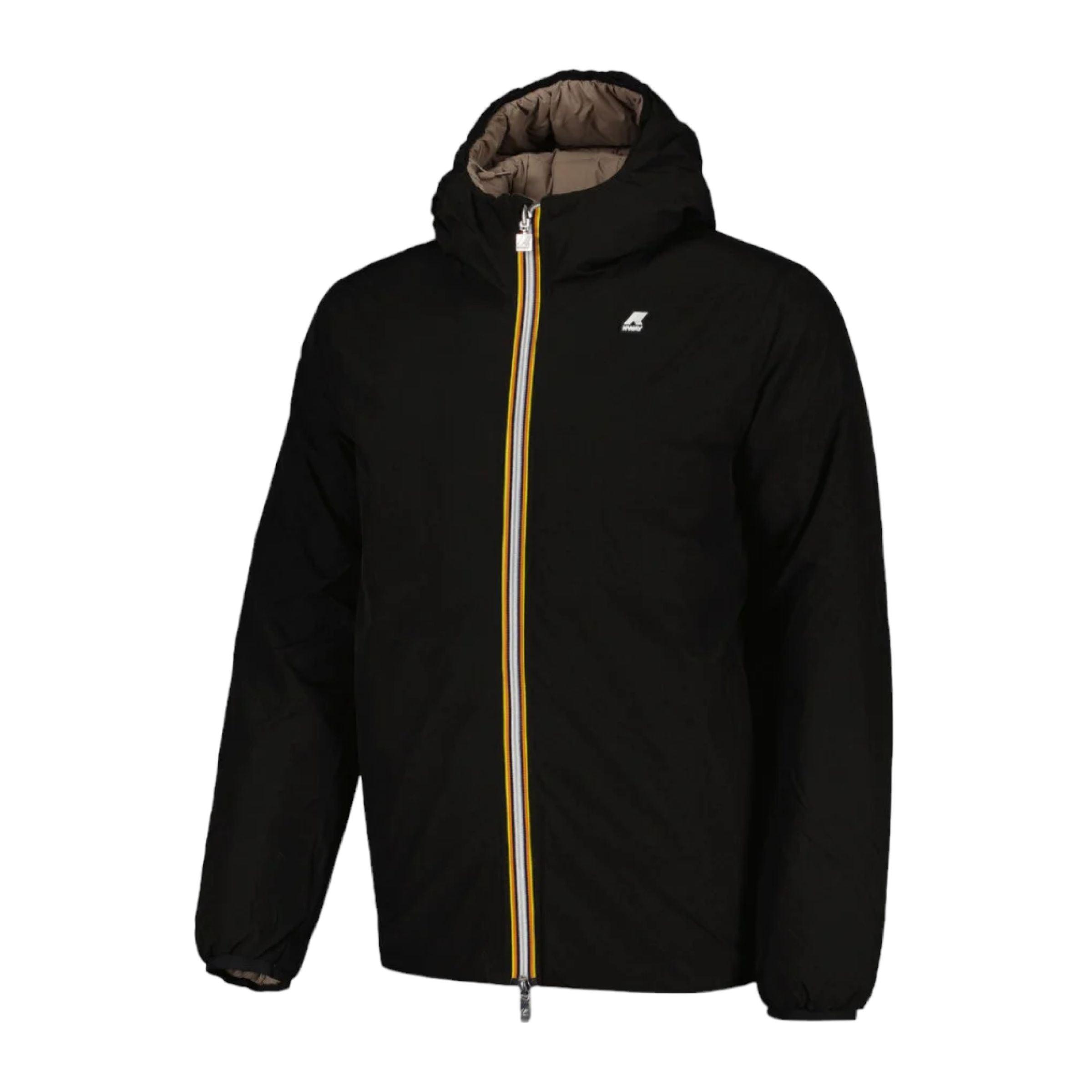Kway | Giacca Jack Eco Stretch Thermo Duble Uomo Black P/Beige T - Fabbrica Ski Sises