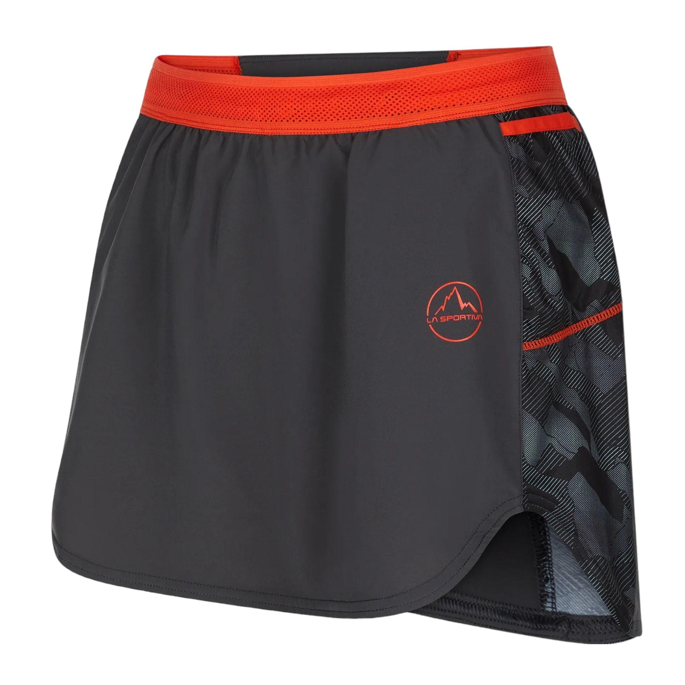 La Sportiva | Gonna Auster Donna Carbon/Cherry Tomato - Fabbrica Ski Sises