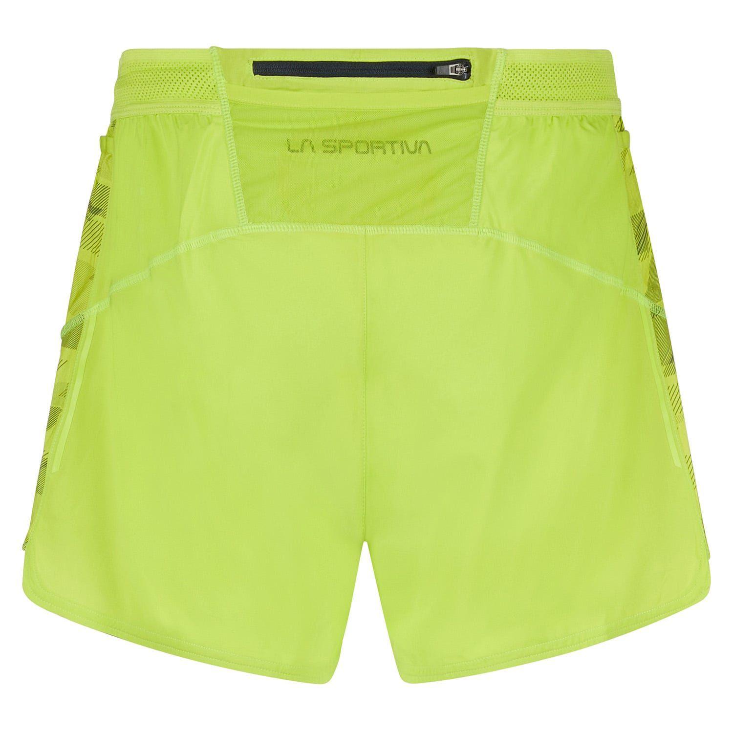 La Sportiva | Pantaloncini Auster Uomo Lime Punch - Fabbrica Ski Sises