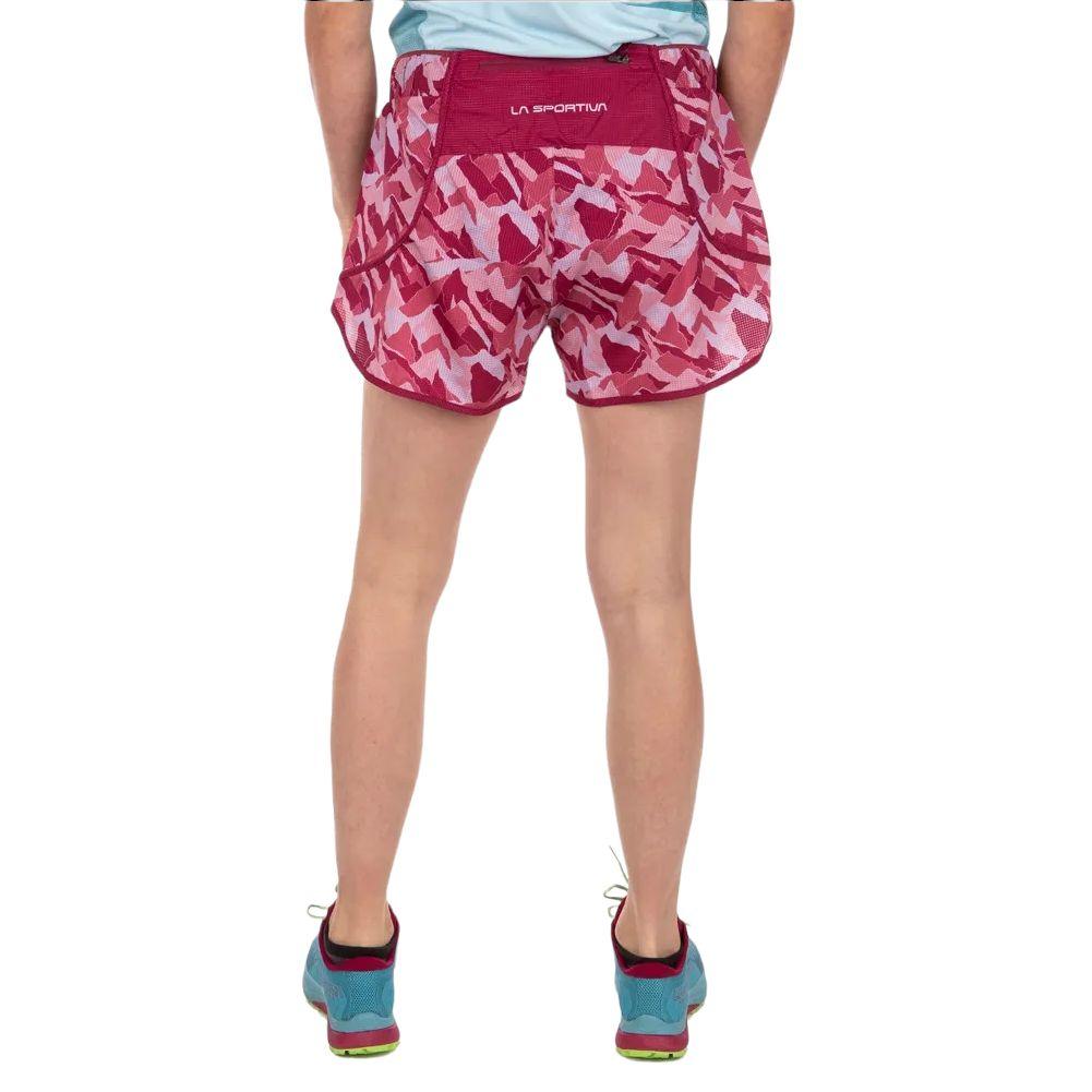 La Sportiva | Pantaloncini Timing Donna Red Plum/Blush - Fabbrica Ski Sises