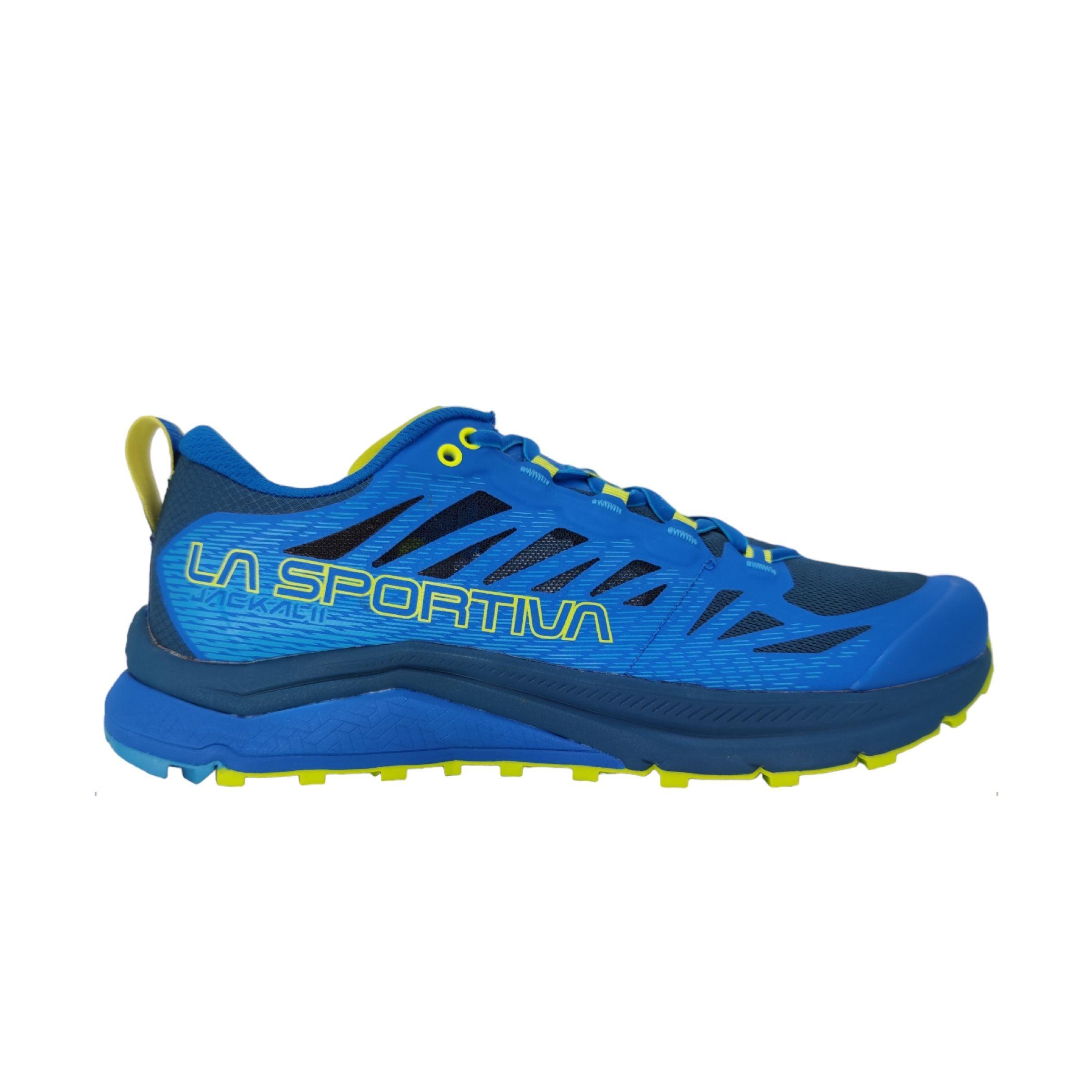 La Sportiva | Scarpe Jackal II Uomo Eletric Blue/Lime Punch - Fabbrica Ski Sises