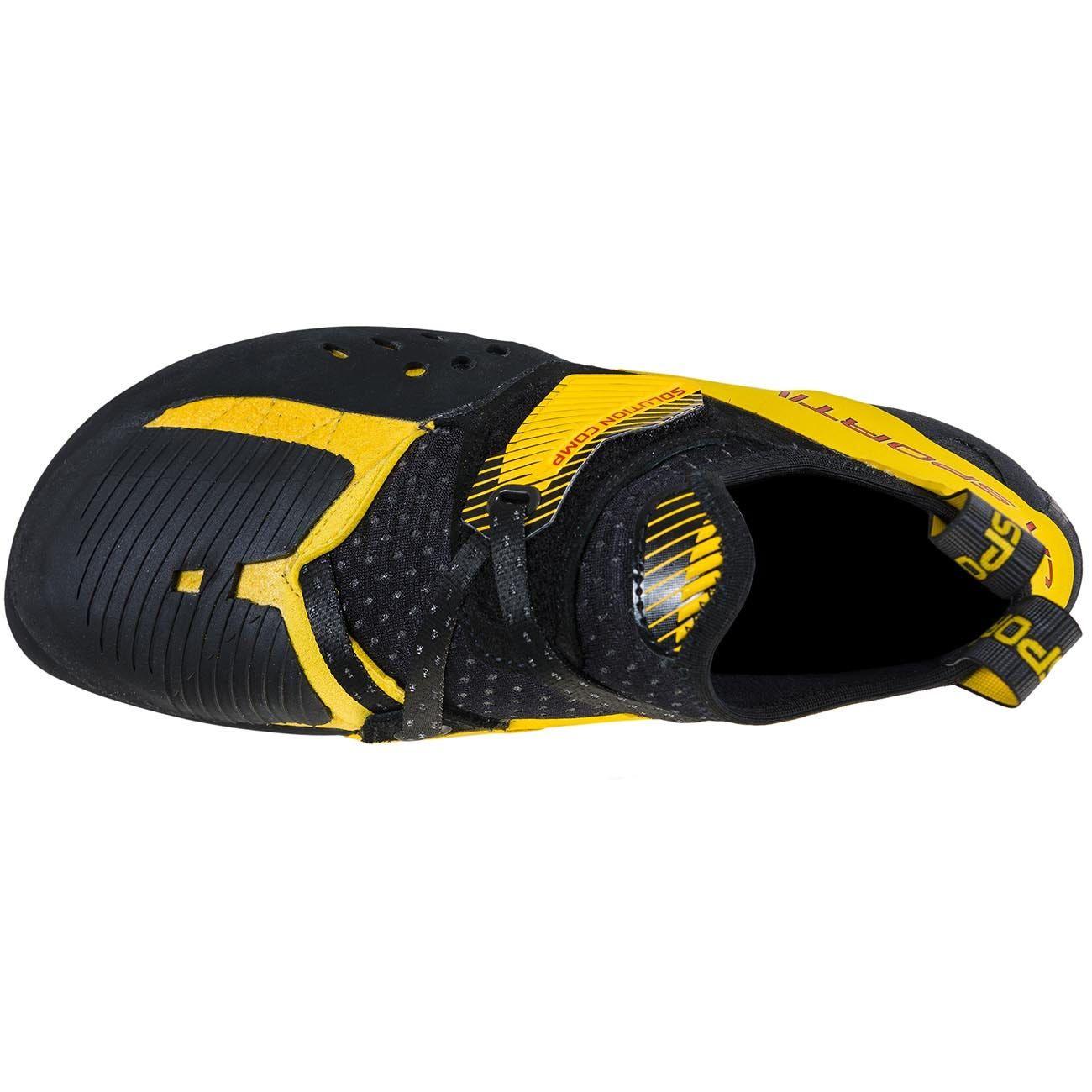La Sportiva | Scarpe Solution Comp Black/Yellow - Fabbrica Ski Sises
