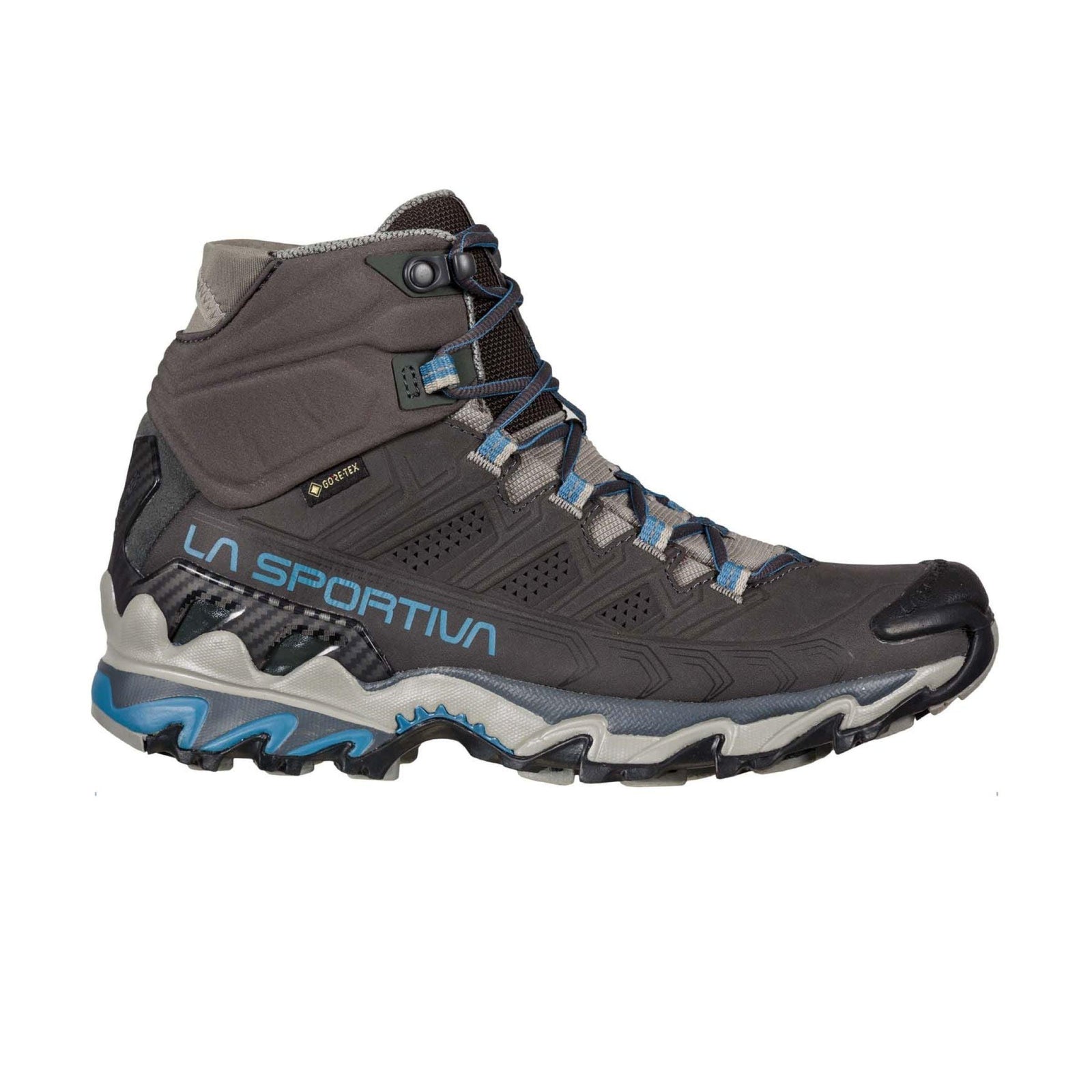 La Sportiva | Scarpe Ultra Raptor II Mid Leather GTX Donna Carbon/Atlantic - Fabbrica Ski Sises