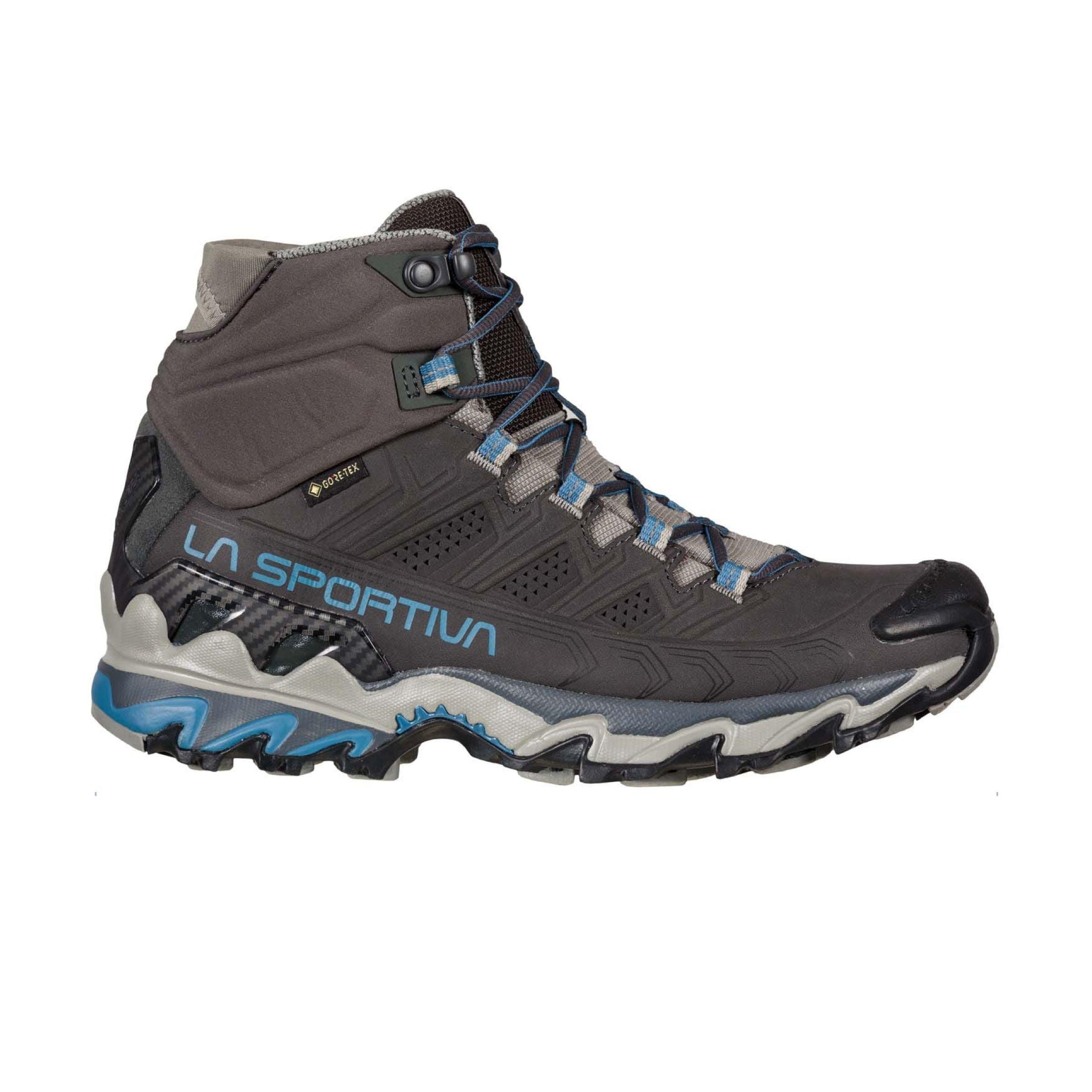 La Sportiva | Scarpe Ultra Raptor II Mid Leather GTX Donna Carbon/Atlantic - Fabbrica Ski Sises