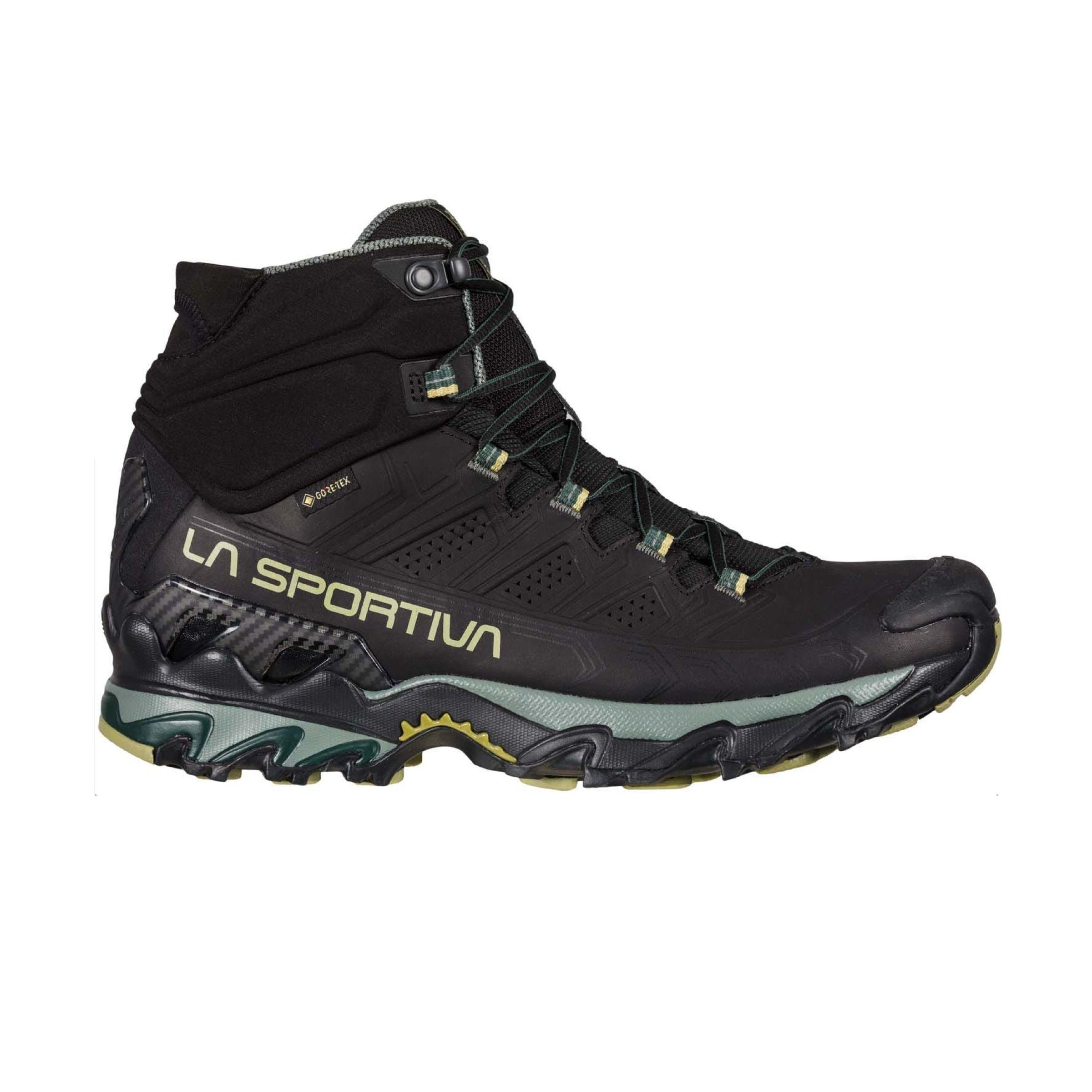 La Sportiva | Scarpe Ultra Raptor II Mid Leather GTX Uomo Black/Cedar - Fabbrica Ski Sises