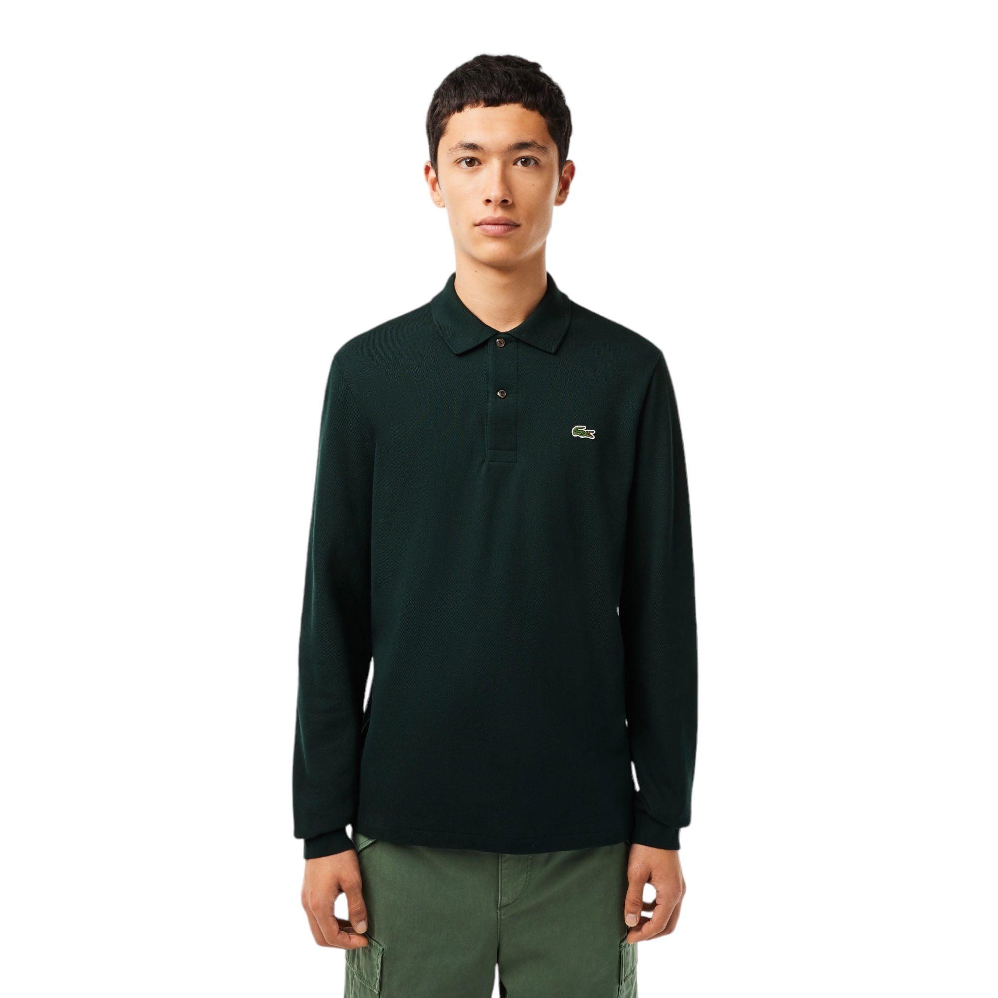 Lacoste | Polo Classic Fit Long Sleeve Uomo Dark Green - Fabbrica Ski Sises