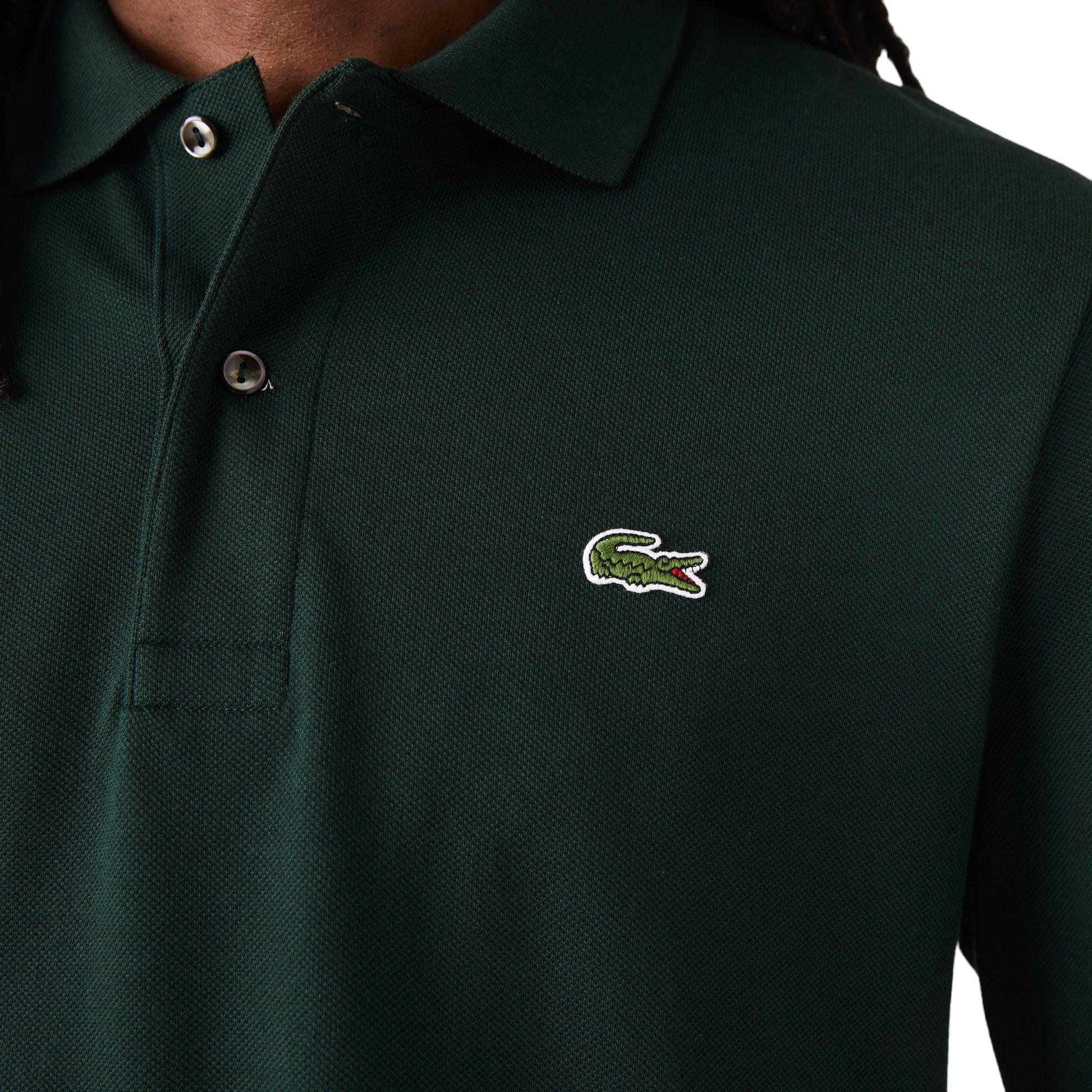 Lacoste | Polo Classic Fit Long Sleeve Uomo Dark Green - Fabbrica Ski Sises