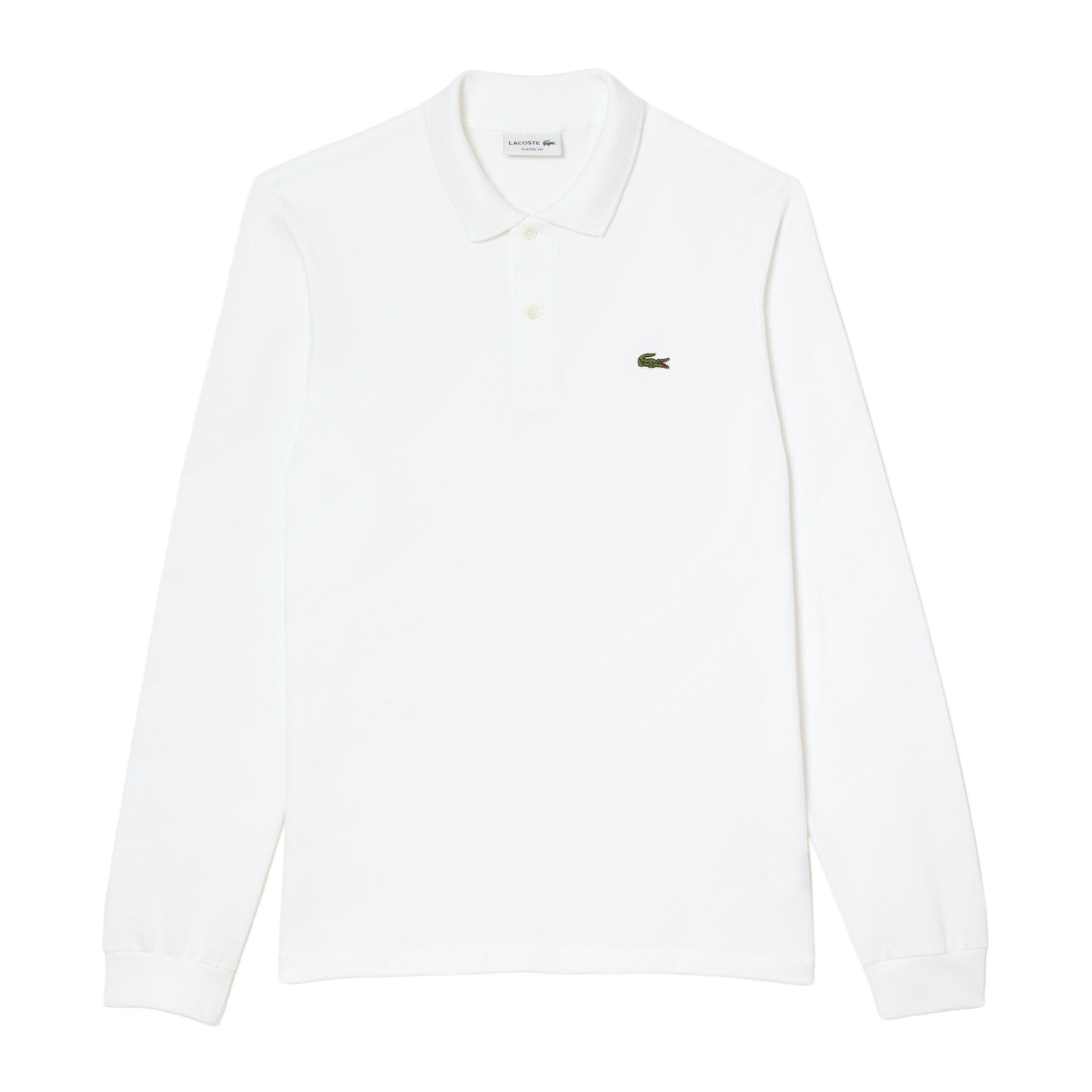 Lacoste | Polo Classic Fit Long sleeve Uomo White - Fabbrica Ski Sises