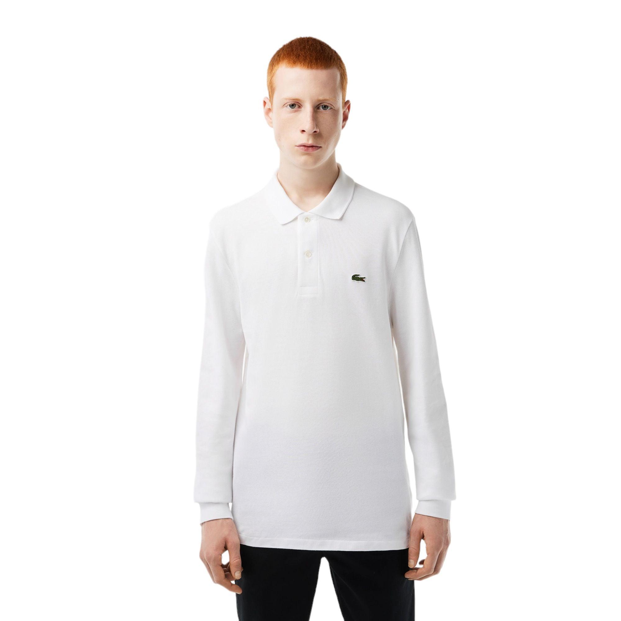 Lacoste | Polo Classic Fit Long sleeve Uomo White - Fabbrica Ski Sises