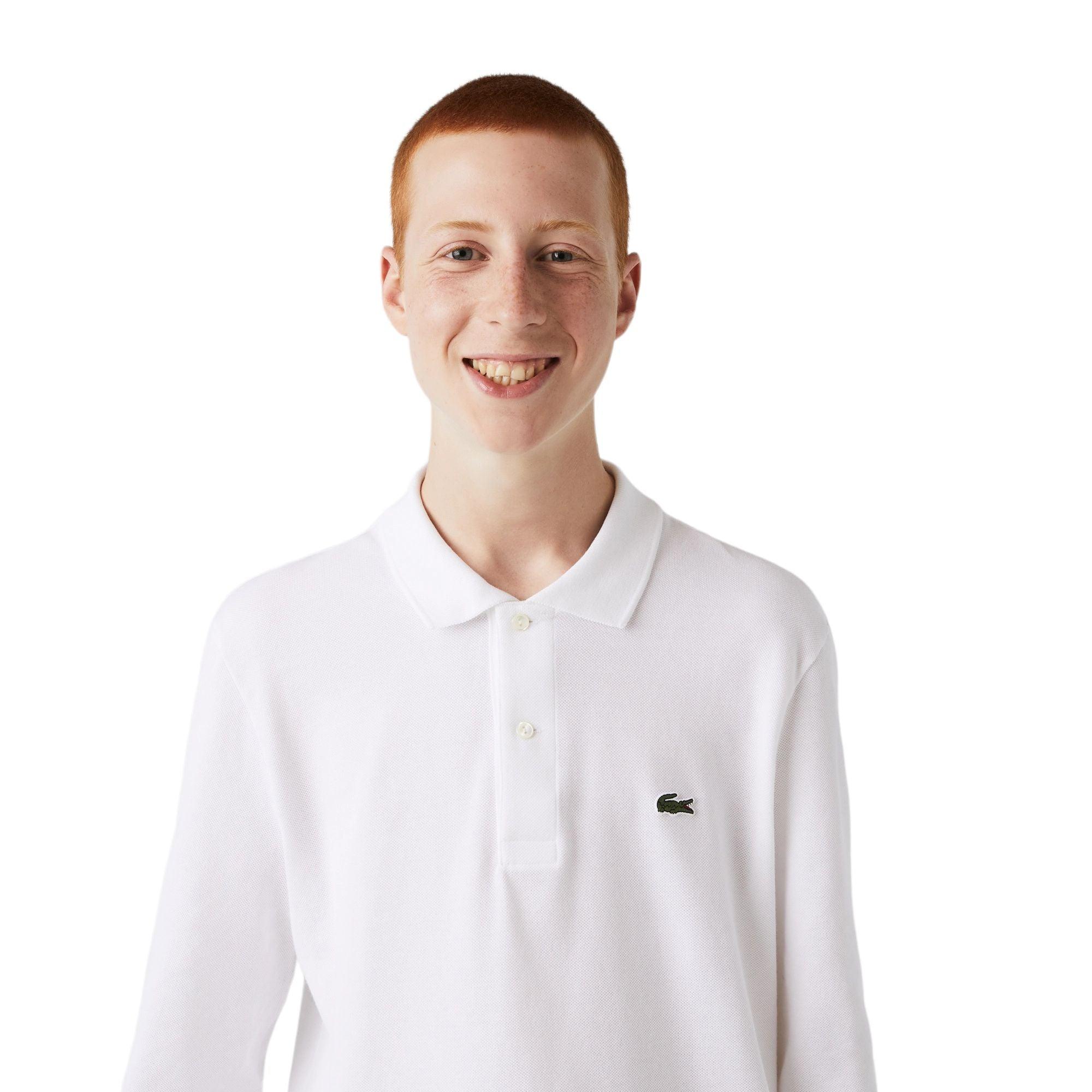 Lacoste | Polo Classic Fit Long sleeve Uomo White - Fabbrica Ski Sises