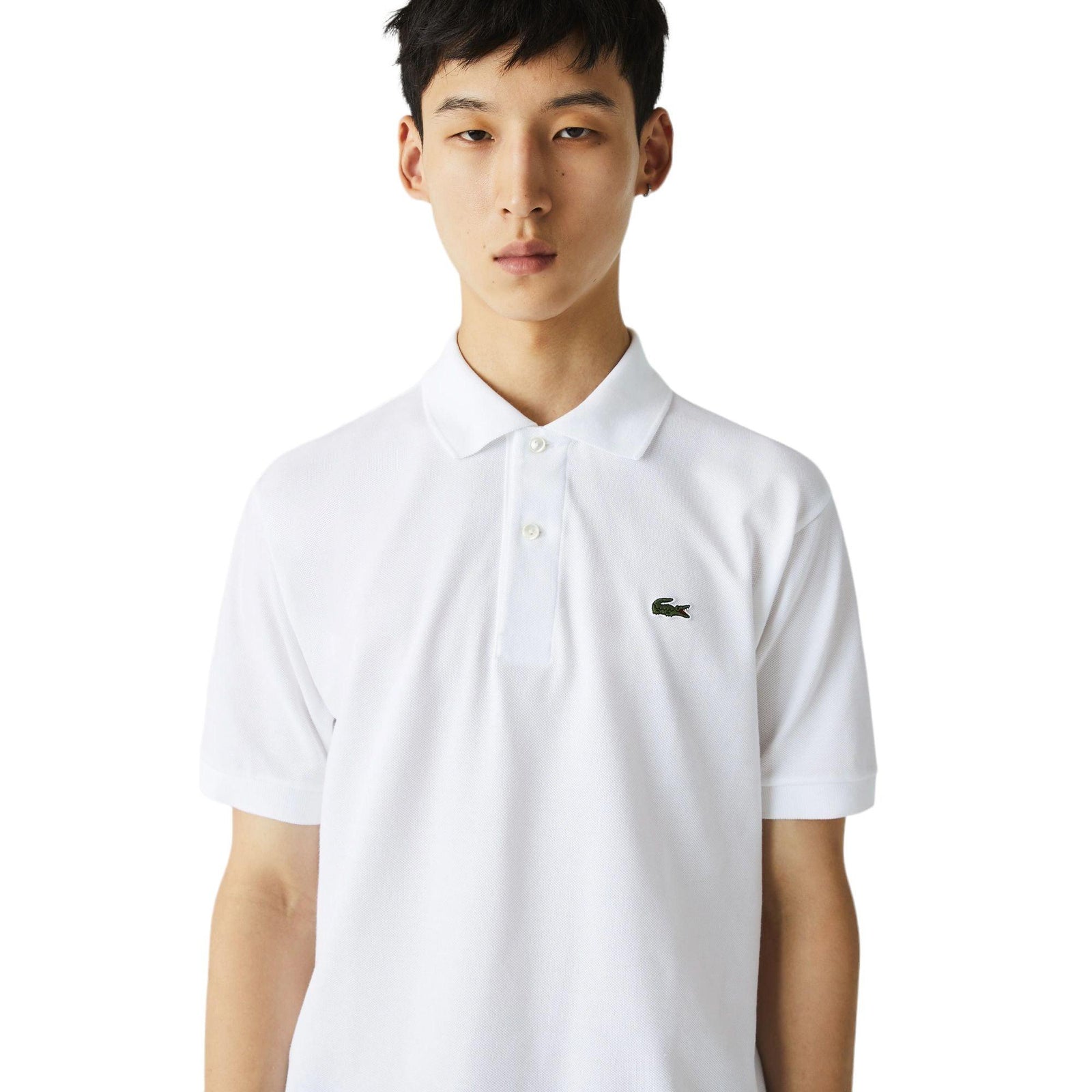 Lacoste | Polo Classic Fit Uomo Bianco - Fabbrica Ski Sises