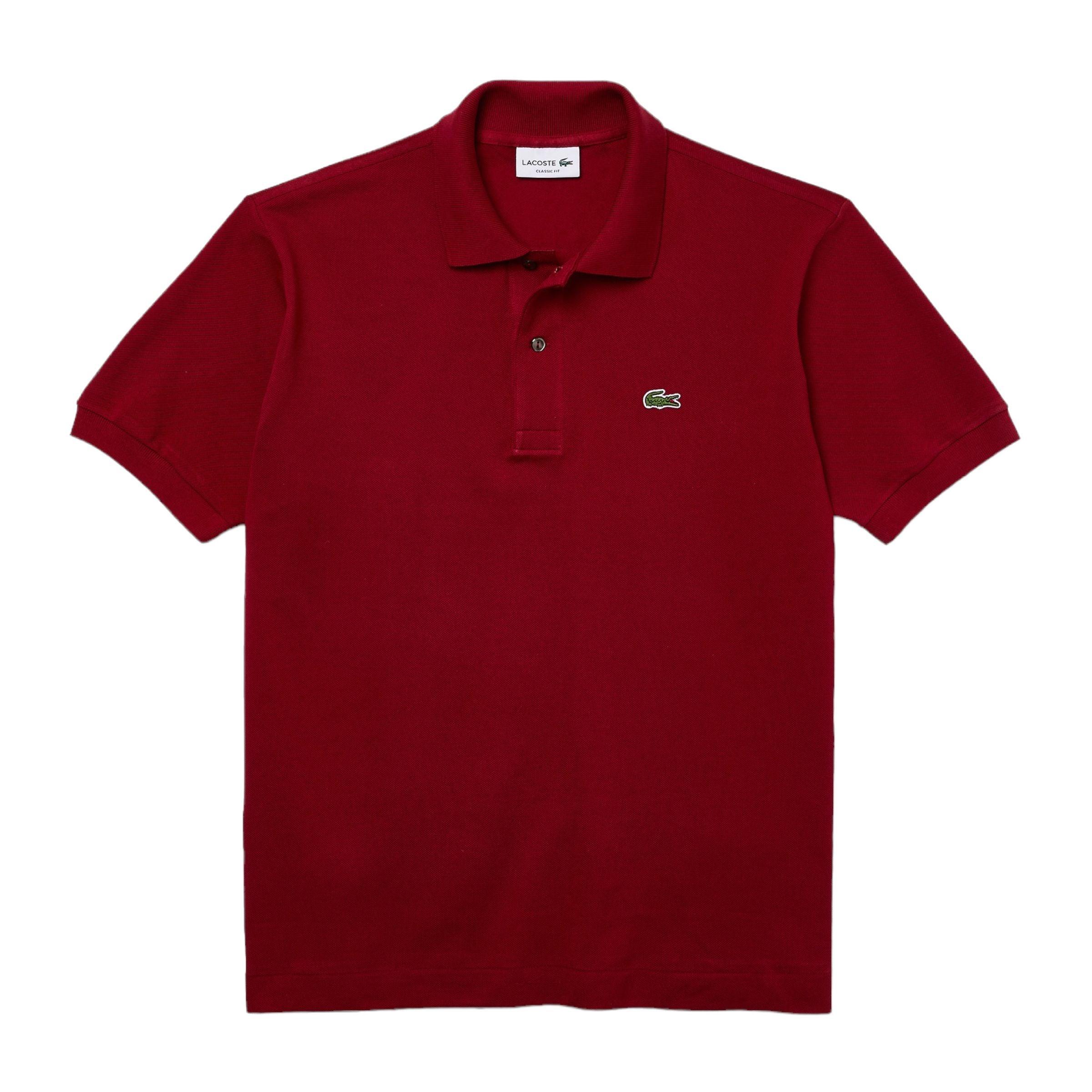 Lacoste | Polo Classic Fit Uomo Bordeaux - Fabbrica Ski Sises