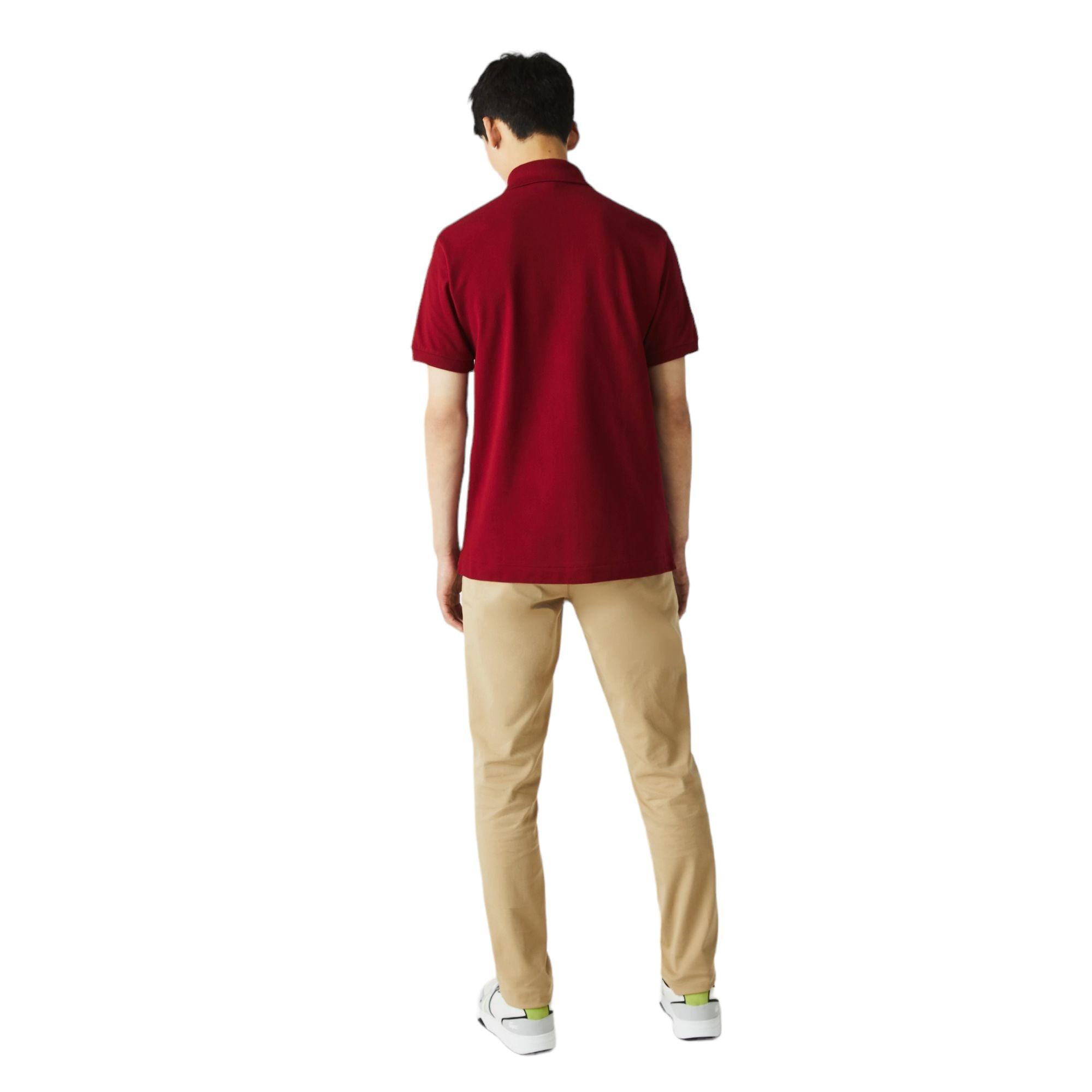 Lacoste | Polo Classic Fit Uomo Bordeaux - Fabbrica Ski Sises