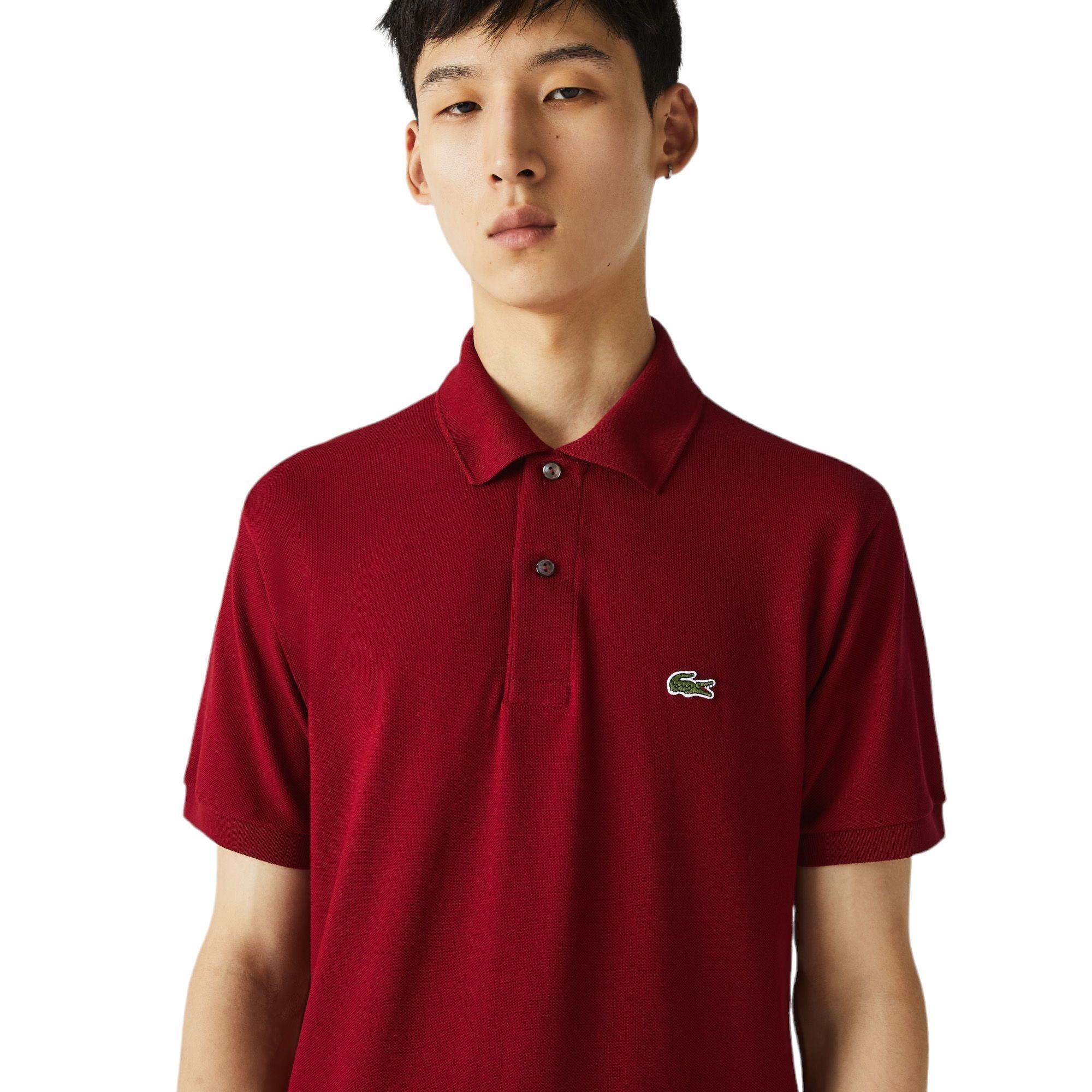 Lacoste | Polo Classic Fit Uomo Bordeaux - Fabbrica Ski Sises