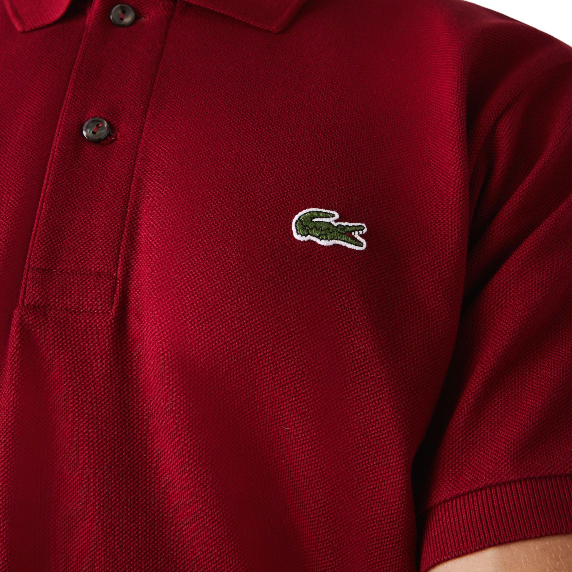 Lacoste | Polo Classic Fit Uomo Bordeaux - Fabbrica Ski Sises
