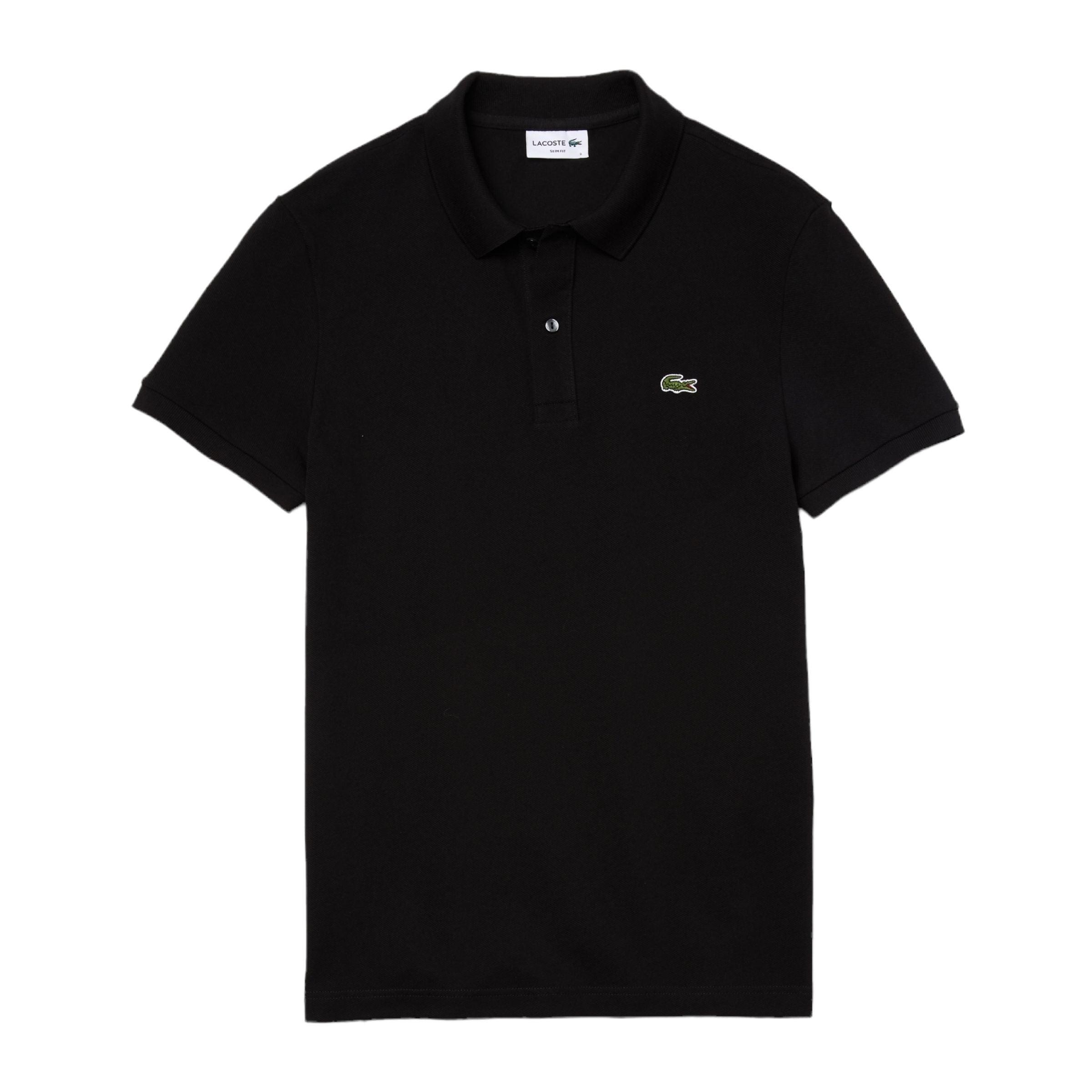 Lacoste | Polo Slim Fit Uomo Nero - Fabbrica Ski Sises