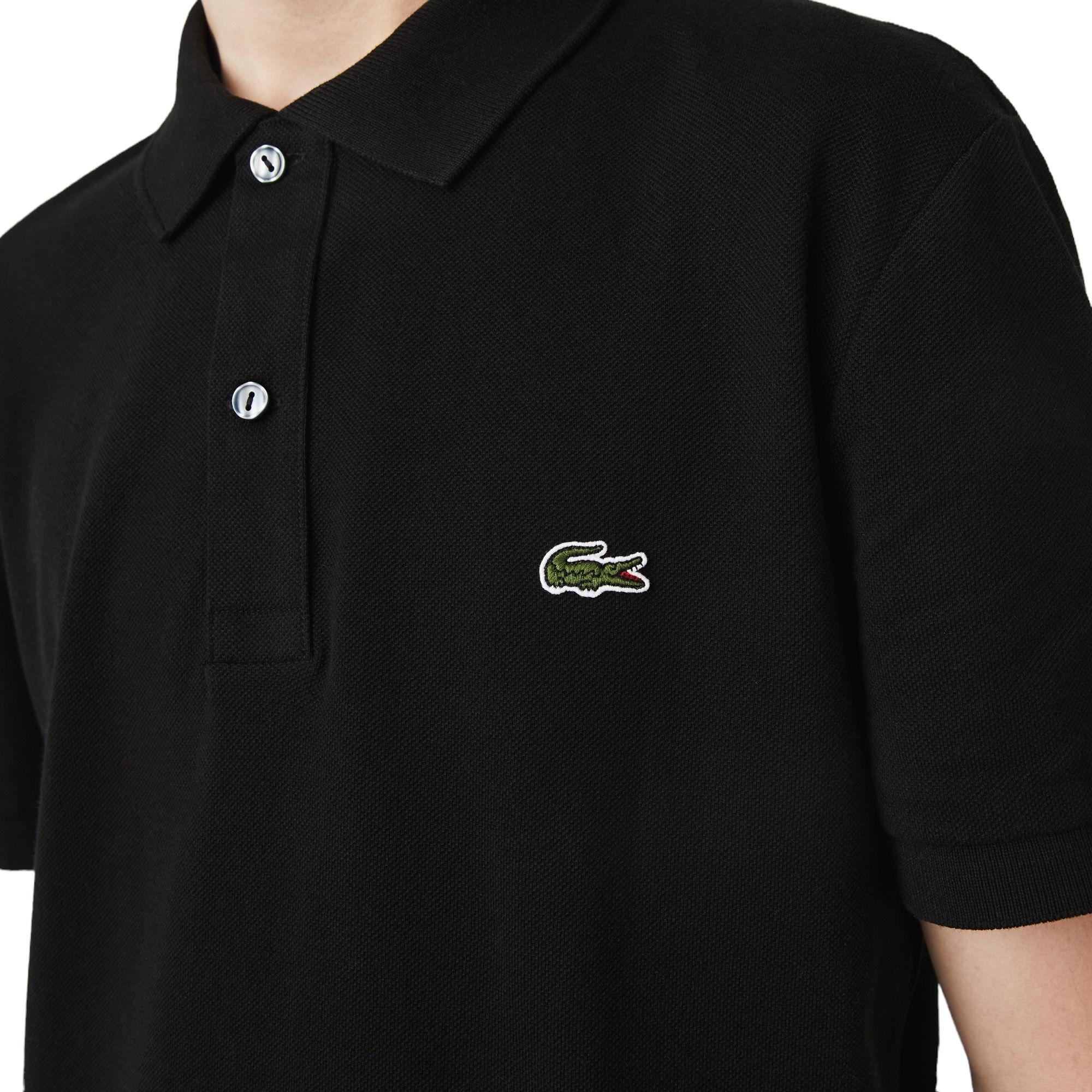 Lacoste | Polo Slim Fit Uomo Nero - Fabbrica Ski Sises