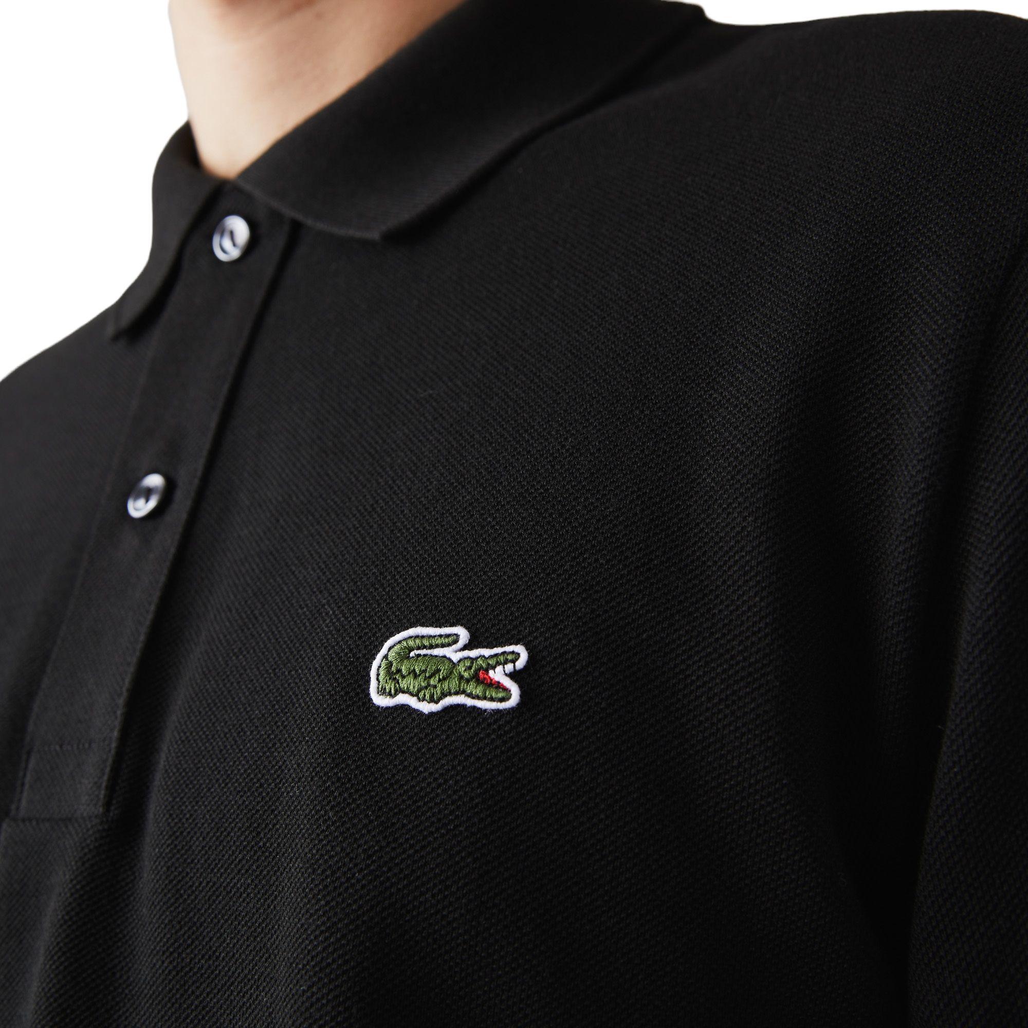 Lacoste | Polo Slim Fit Uomo Nero - Fabbrica Ski Sises