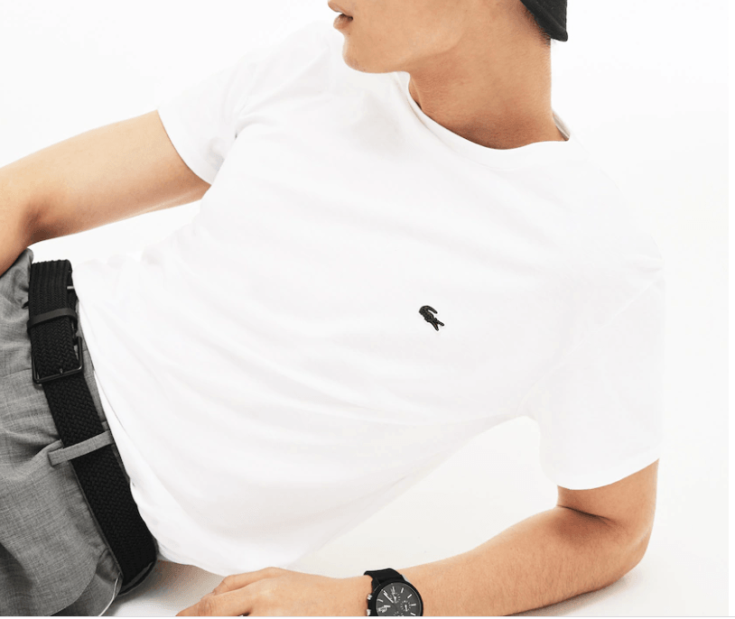 Lacoste | T-shirt Classic in Pima Uomo Bianca - Fabbrica Ski Sises