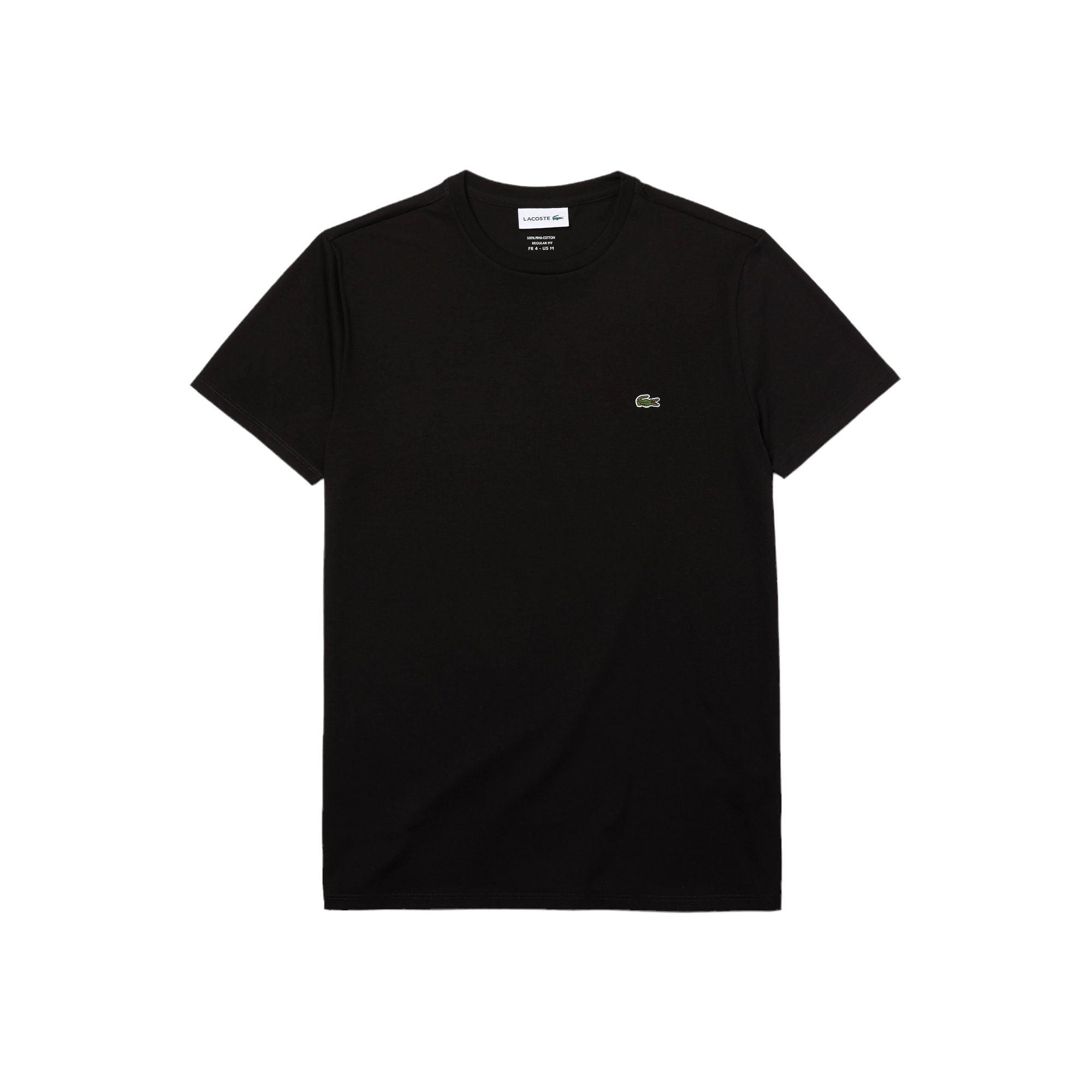 Lacoste | T-shirt Classic In Pima Uomo Black - Fabbrica Ski Sises