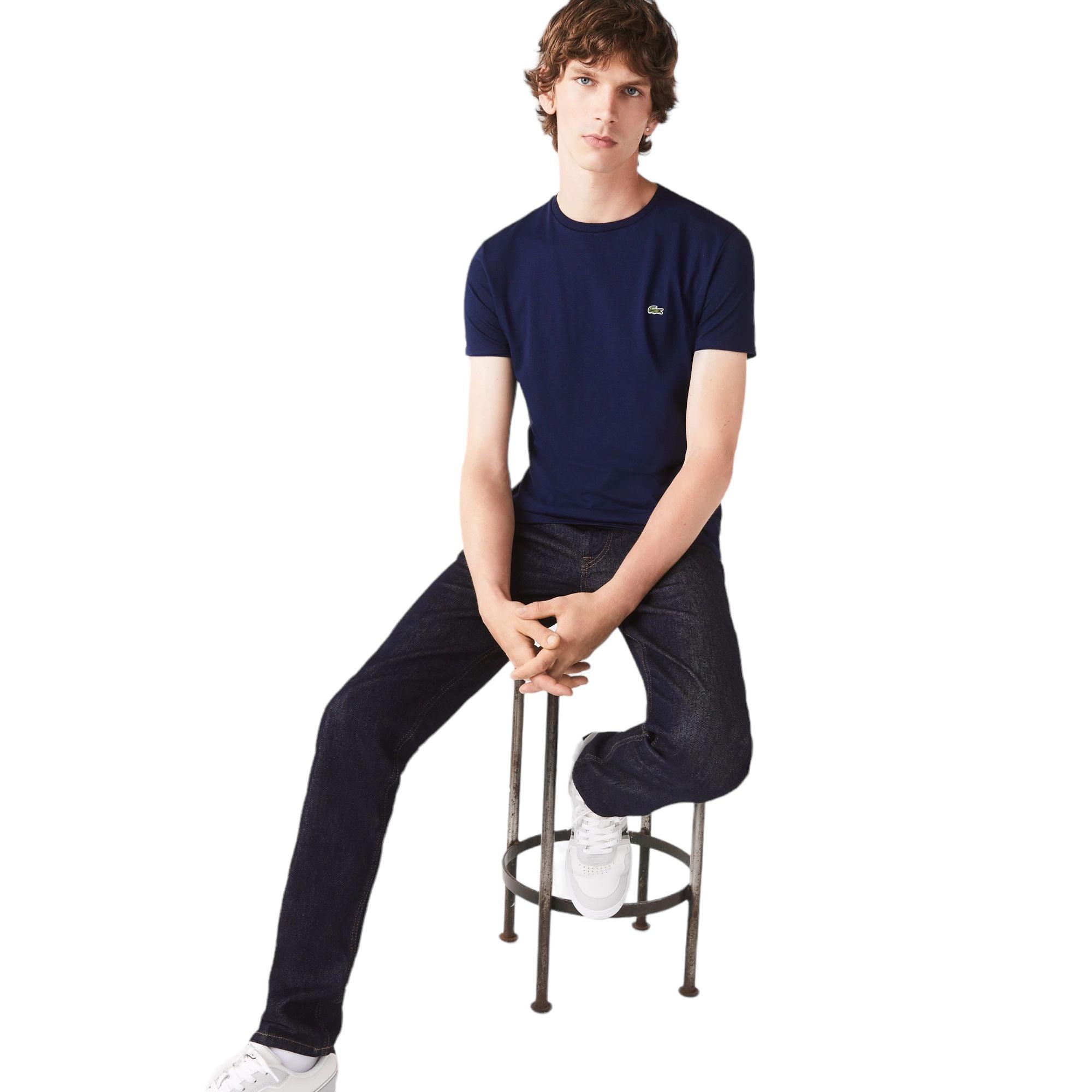Lacoste | T-shirt Classic In Pima Uomo Blue Navy - Fabbrica Ski Sises