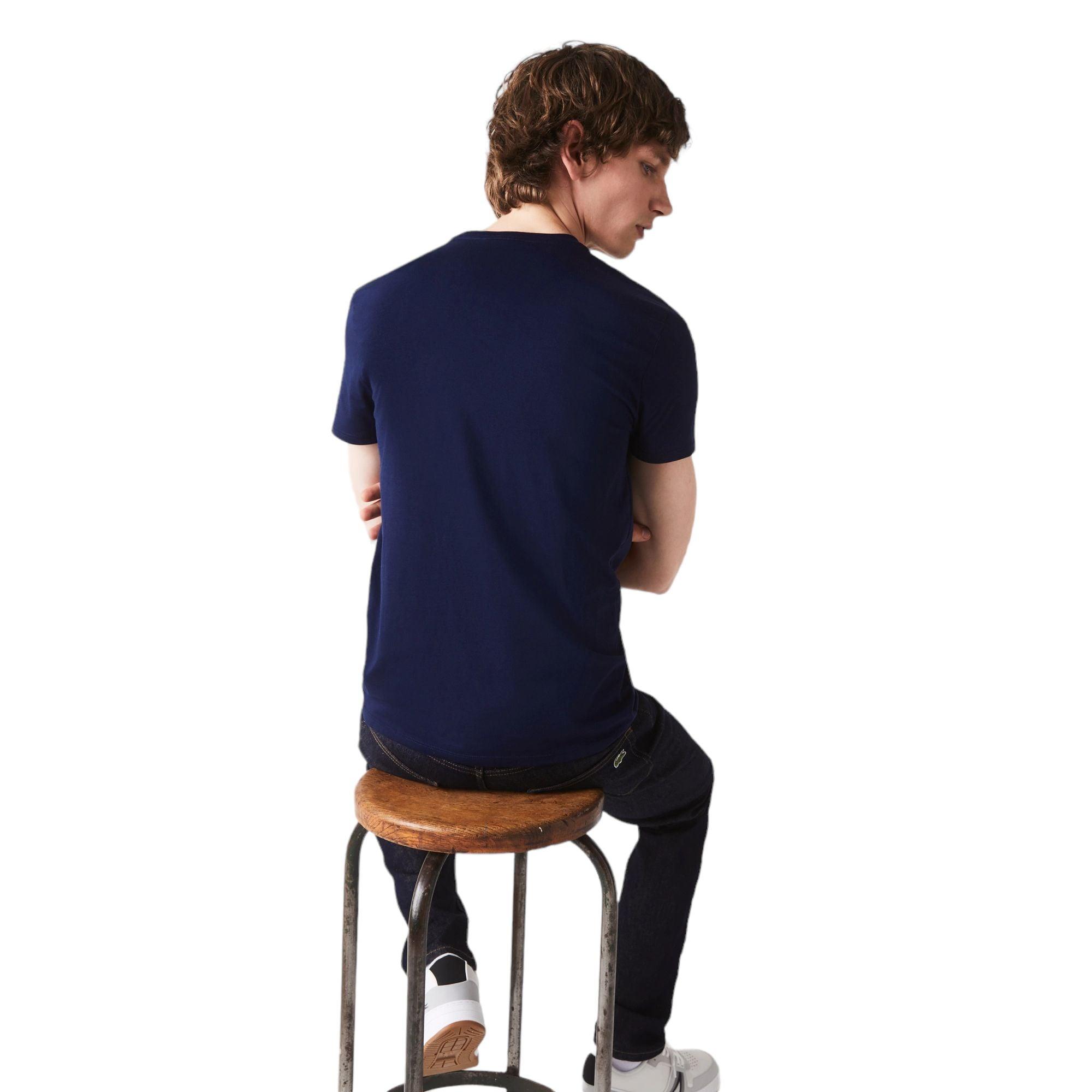 Lacoste | T-shirt Classic In Pima Uomo Blue Navy - Fabbrica Ski Sises