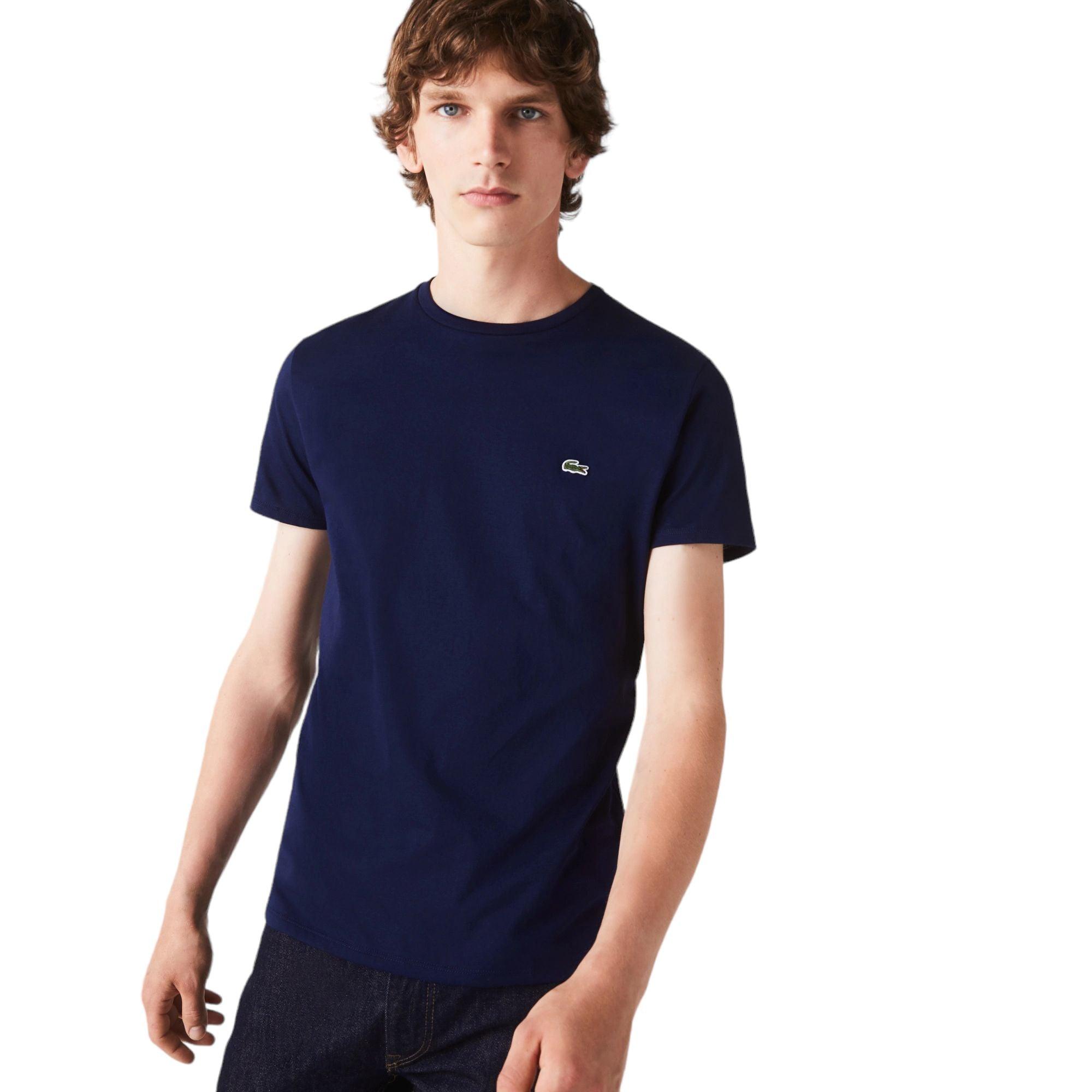 Lacoste | T-shirt Classic In Pima Uomo Blue Navy - Fabbrica Ski Sises