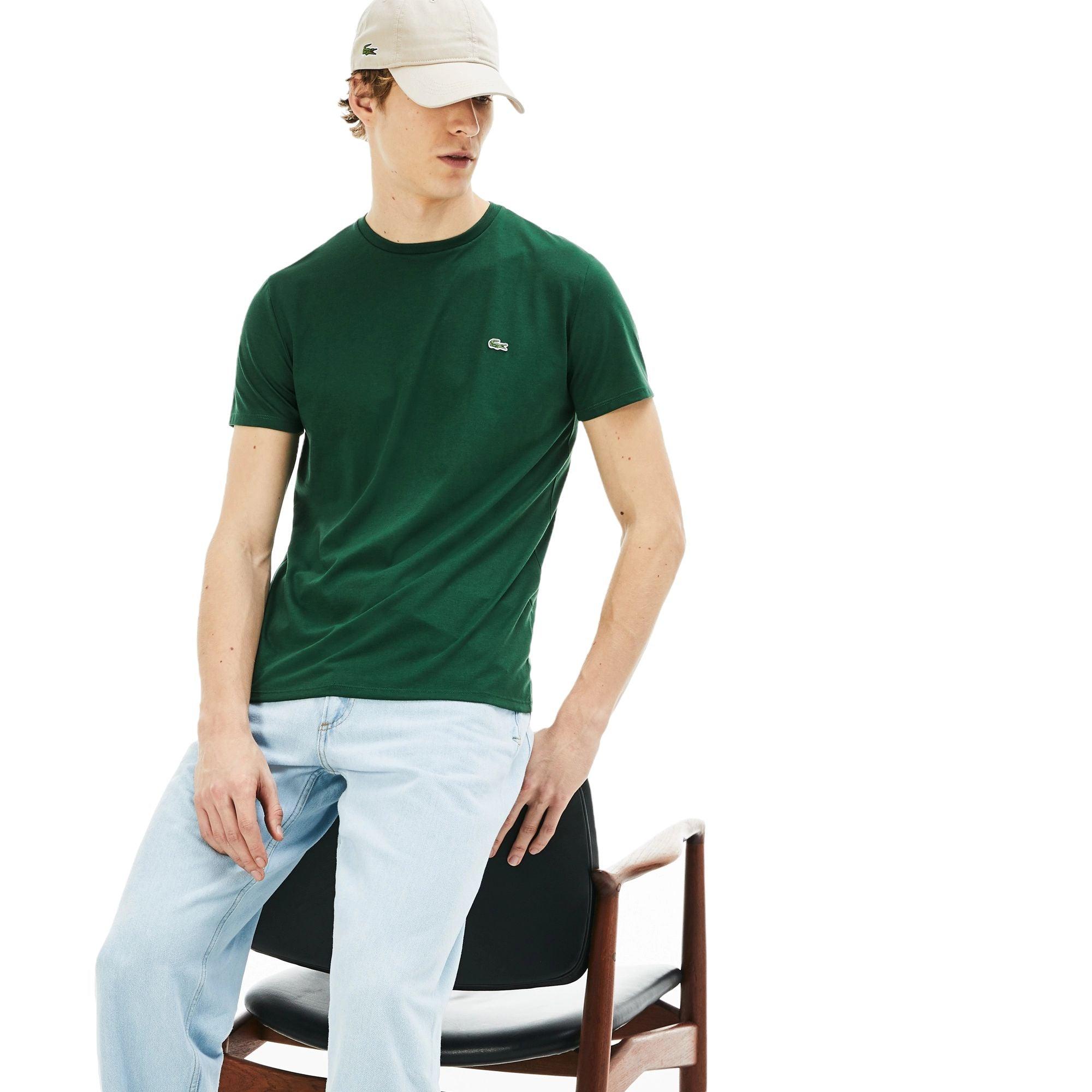 Lacoste | T-shirt Classic In Pima Uomo Verde Smeraldo - Fabbrica Ski Sises