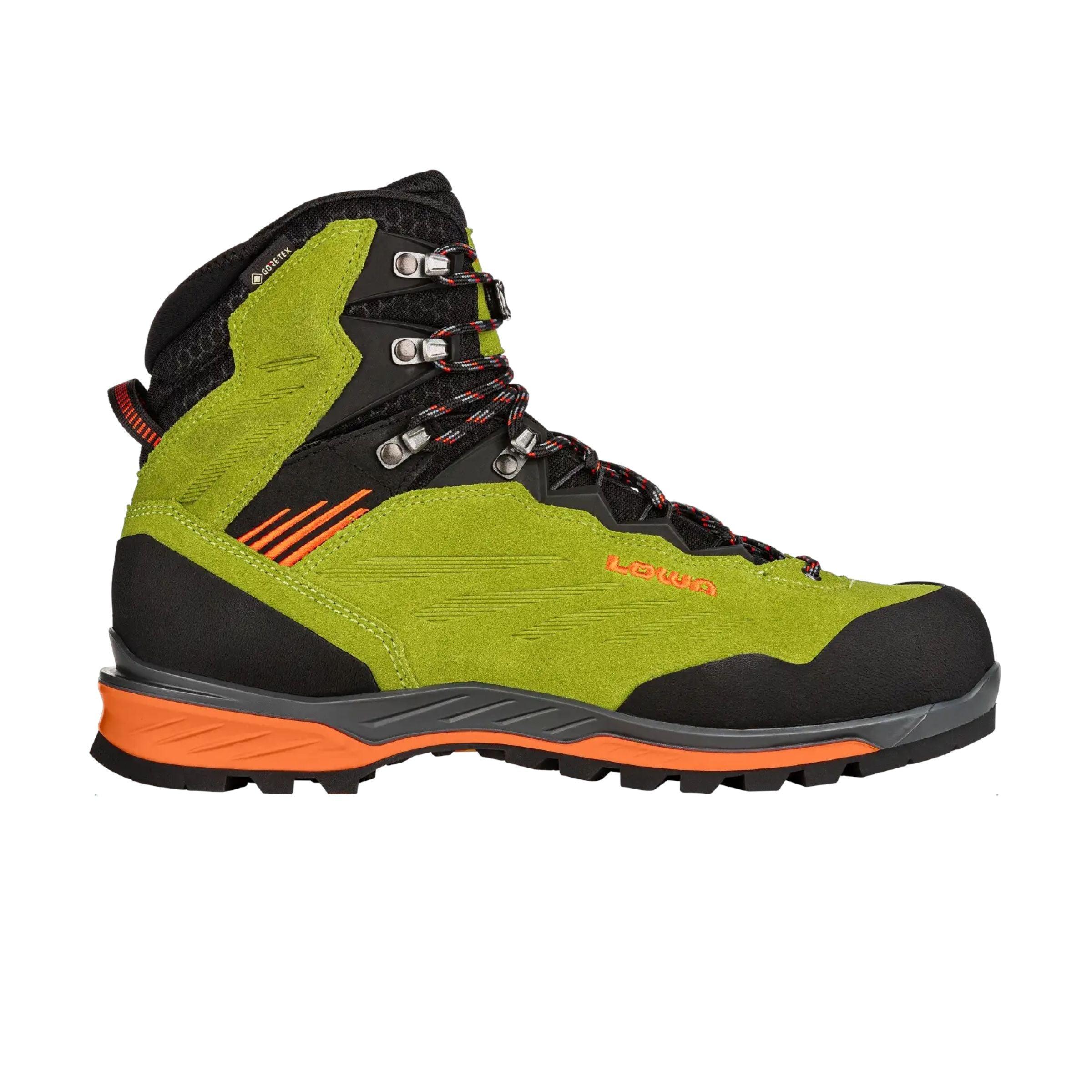 Lowa | Scarpe Cadin II GTX Mid Uomo Lime/Flame - Fabbrica Ski Sises